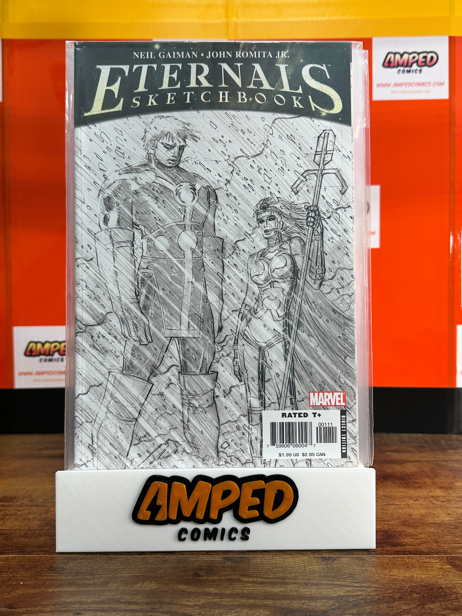Eternals Sketchbook by Neil Gaiman John Romita Jr. - Marvel