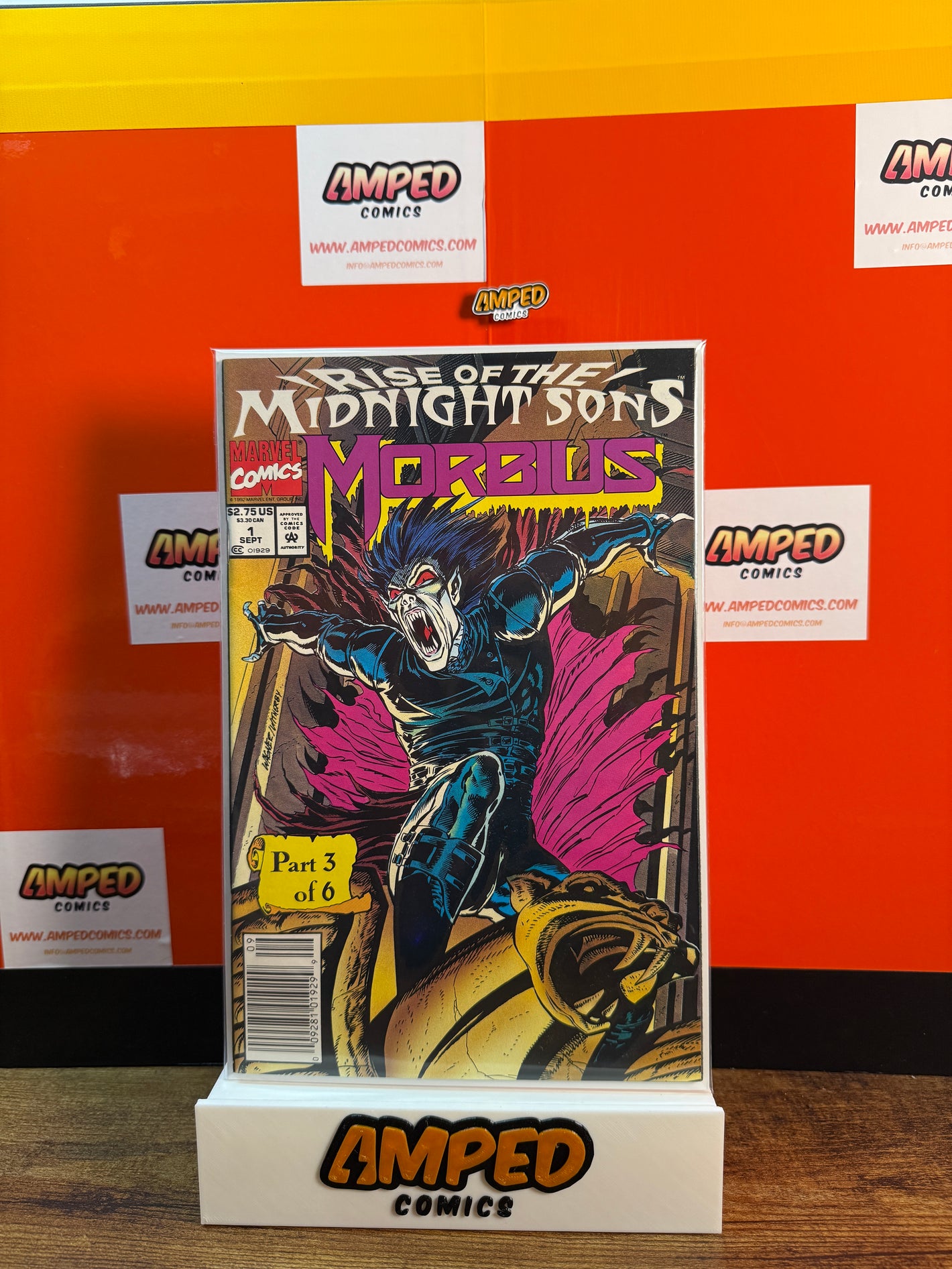 Morbius 1 Rise of the Midnight Sons Part 3 Marvel 1992
