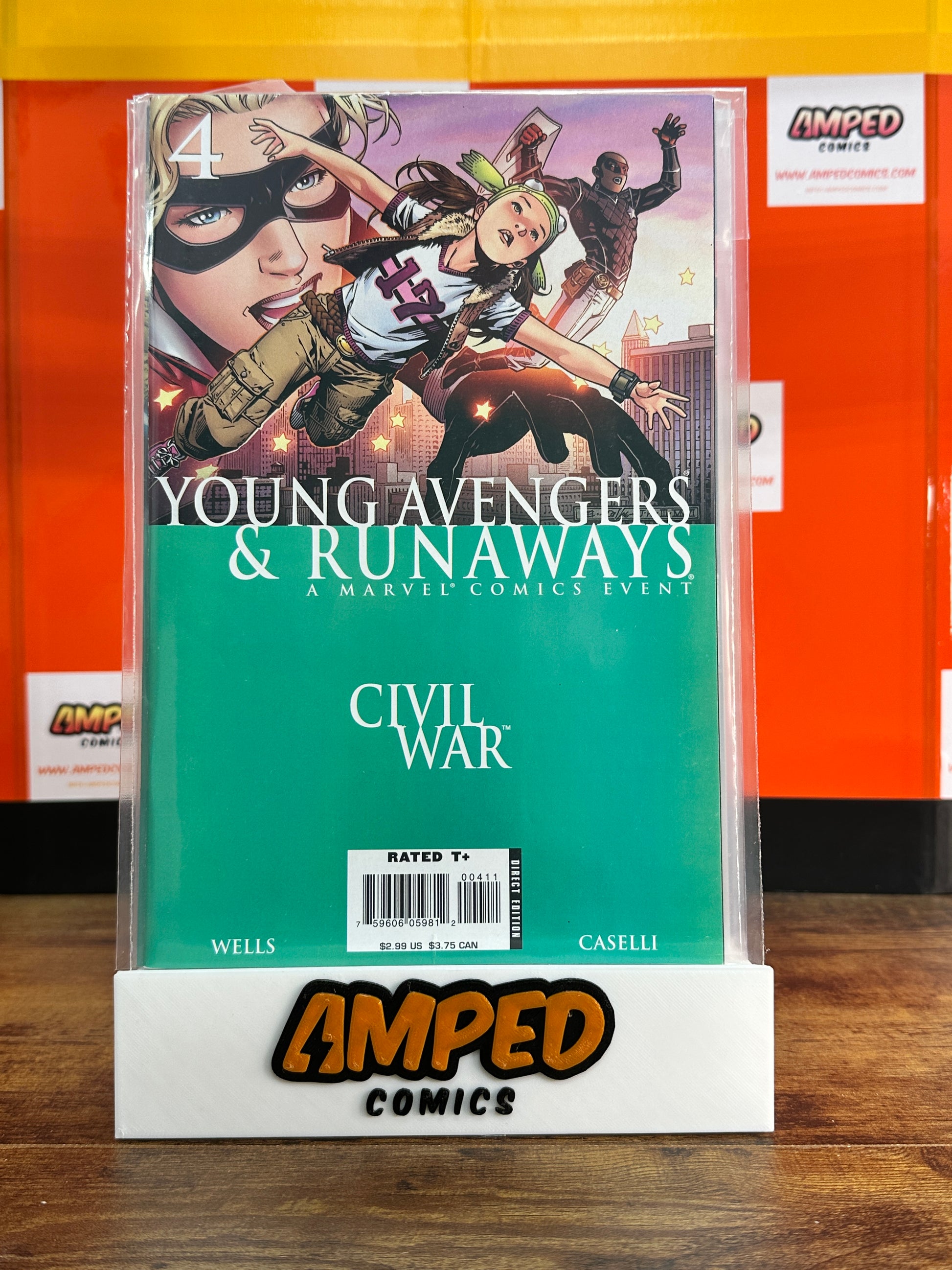 Young Avengers Runaways 4 Civil War Marvel Comics