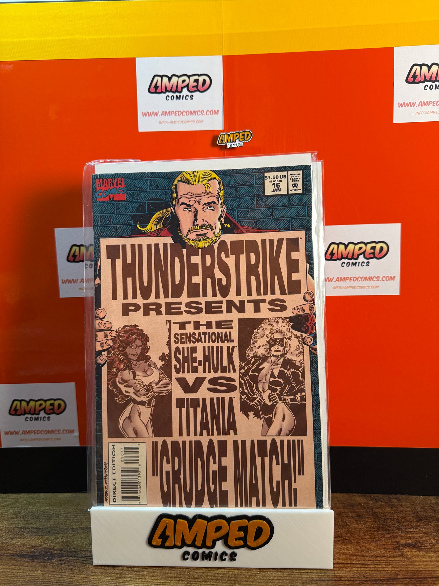 Thunderstrike 16 Marvel Comics Jan 1995 She-Hulk vs Titania