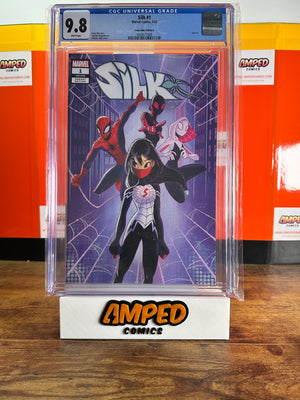 Silk 1 CGC 9.8 Marvel Comics 3/22 Variant Cover