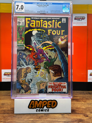 Fantastic Four 94 CGC 7.0 Marvel Comics 1970 1st Agatha Harkness