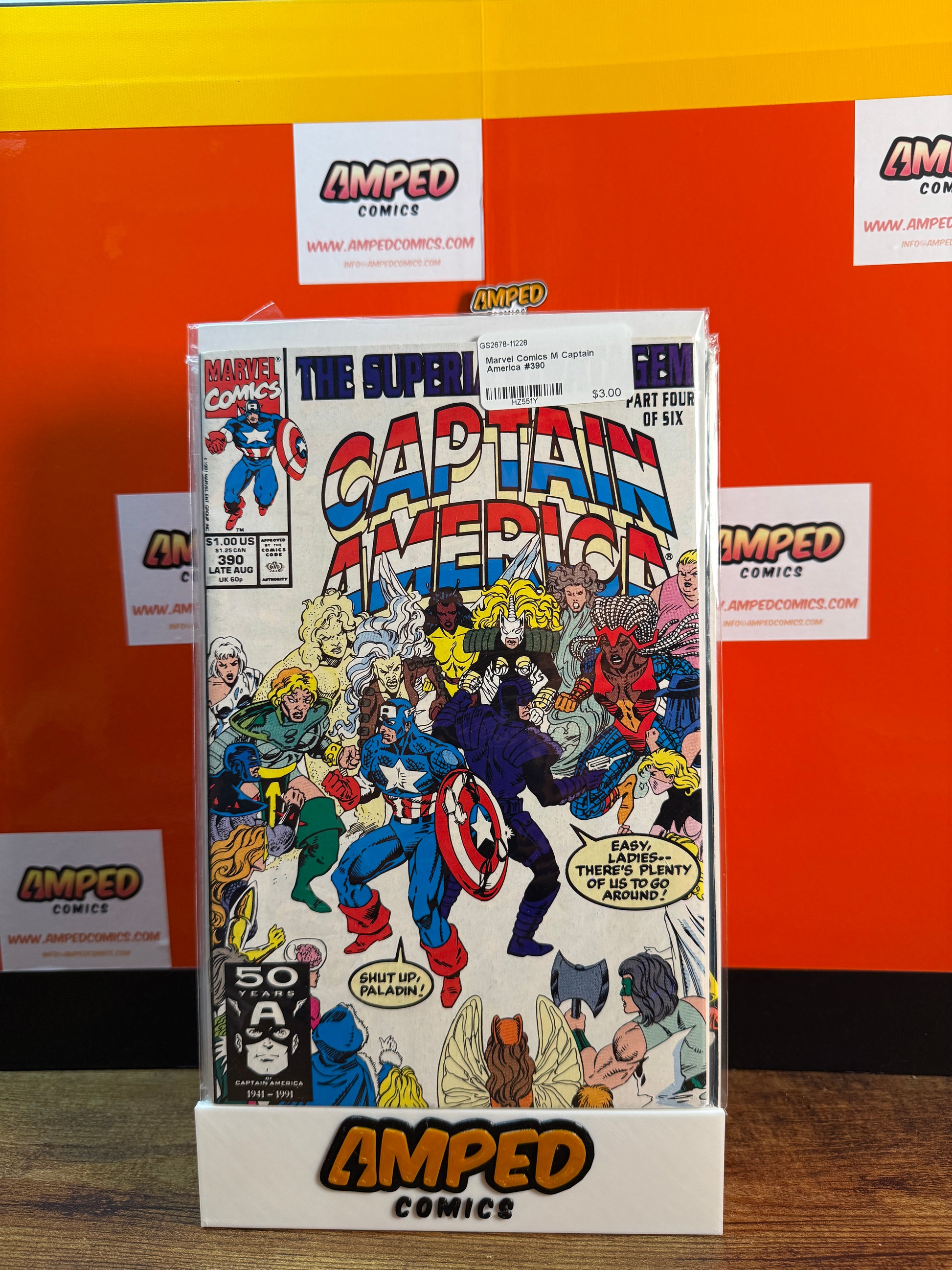 Captain America 390 Marvel Comics Late Aug 1991