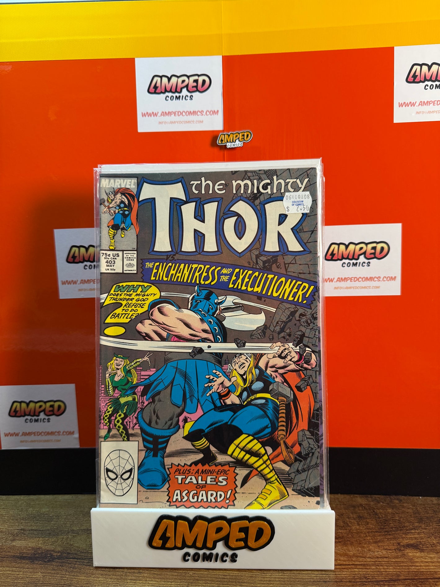 The Mighty Thor 403 Marvel 1989 Enchantress Executioner
