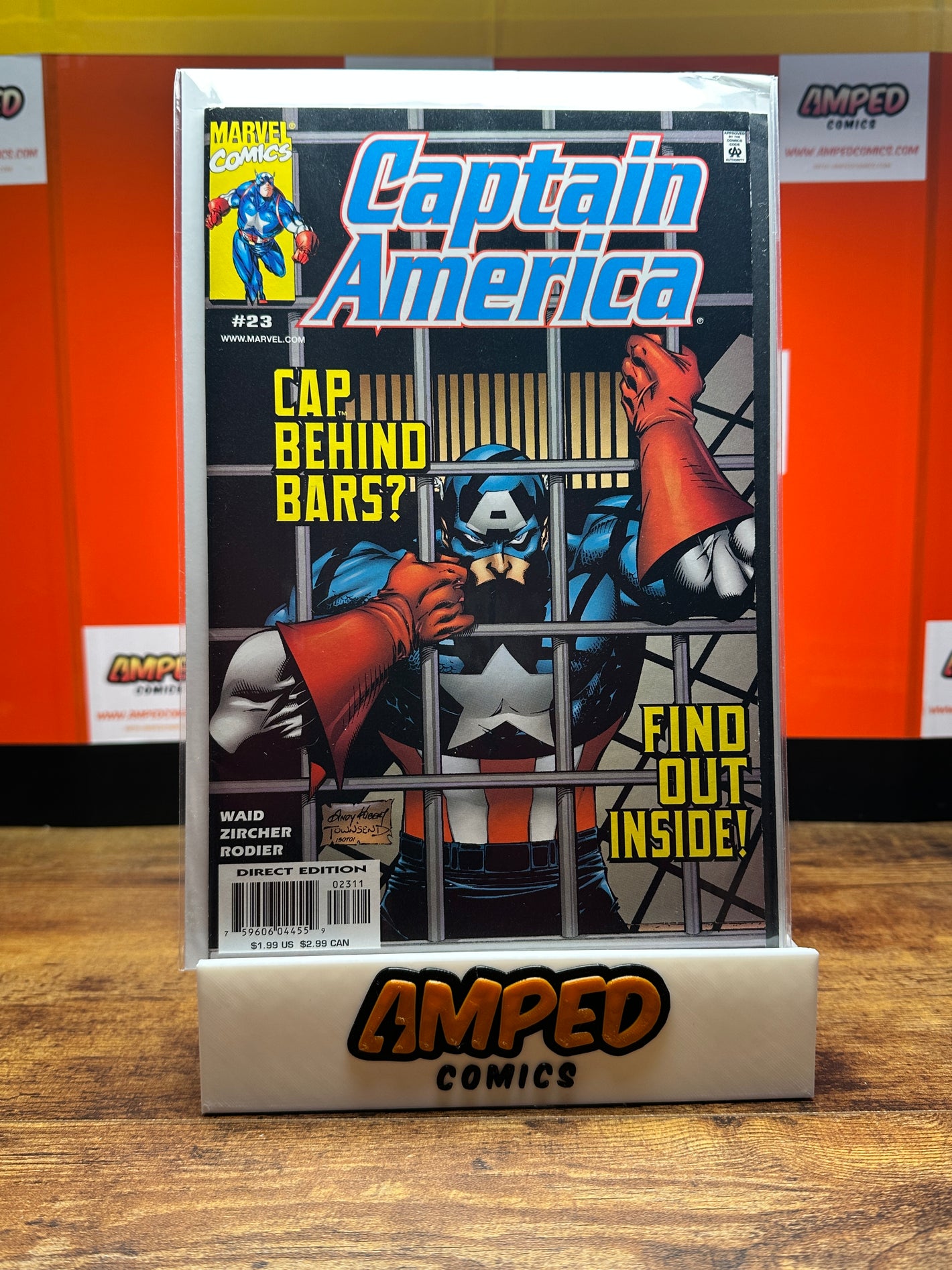 Captain America 23 Marvel Comics Direct Edition