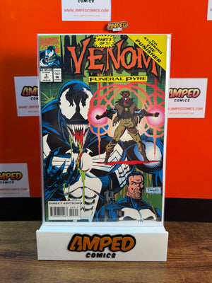 Venom Funeral Pyre 3 (1993) Marvel Comics - Punisher Appearance