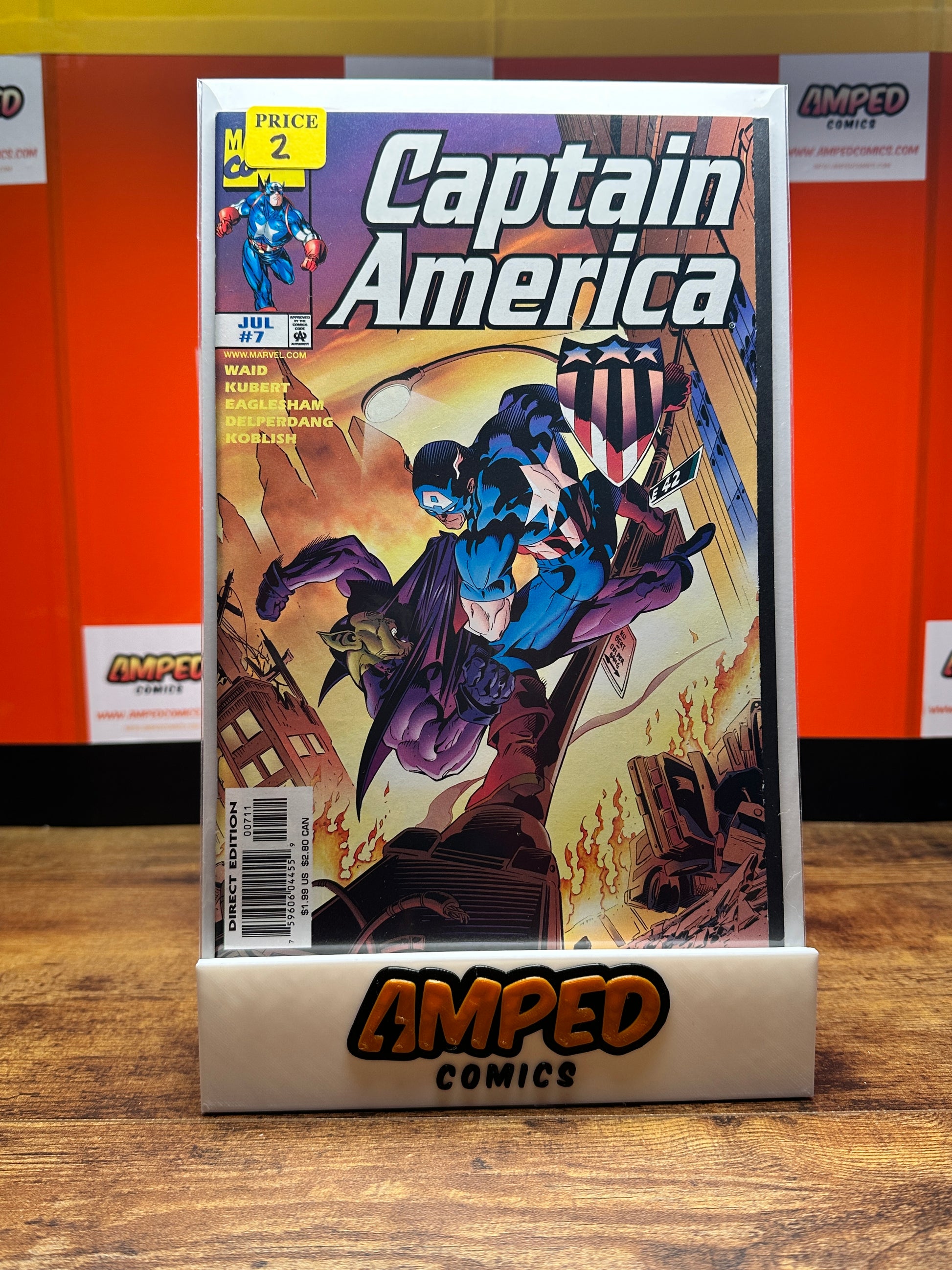 Captain America 7 (Jul 1998, Marvel) Waid Kubert