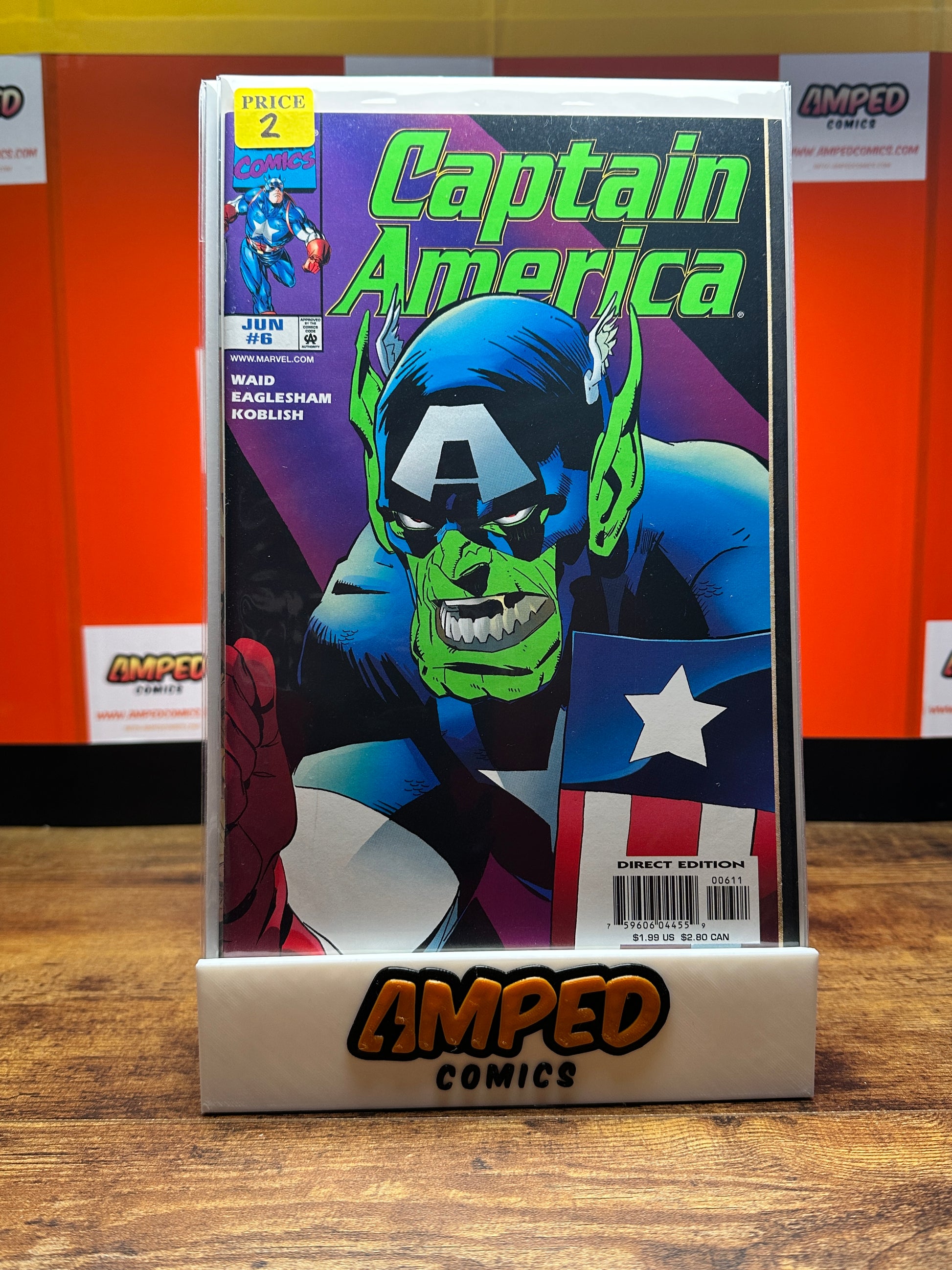 Captain America 6 (June) Marvel Comics - Waid Eaglesham
