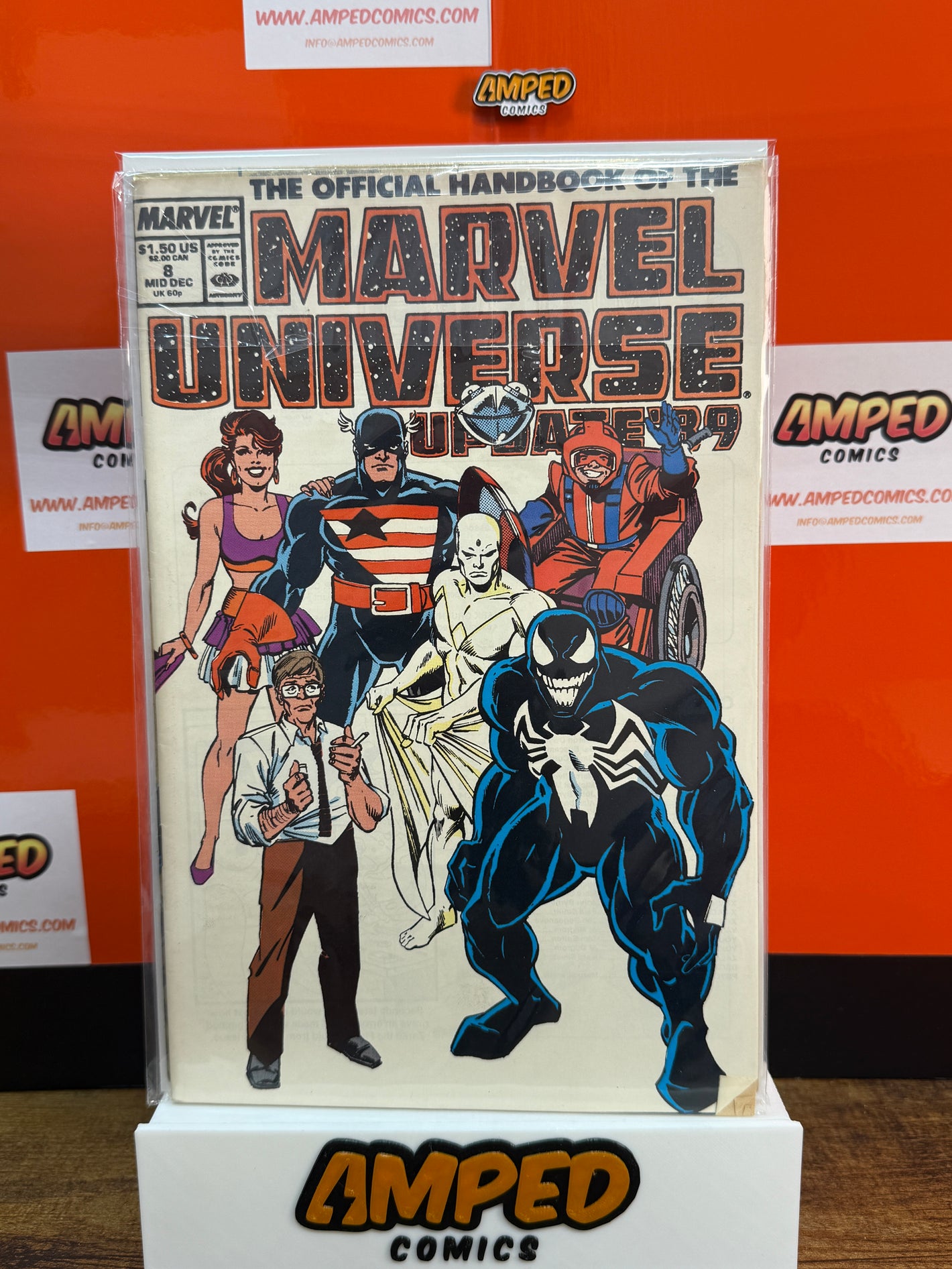 Marvel Universe Update 89 #8 Dec 1989 Marvel Comics