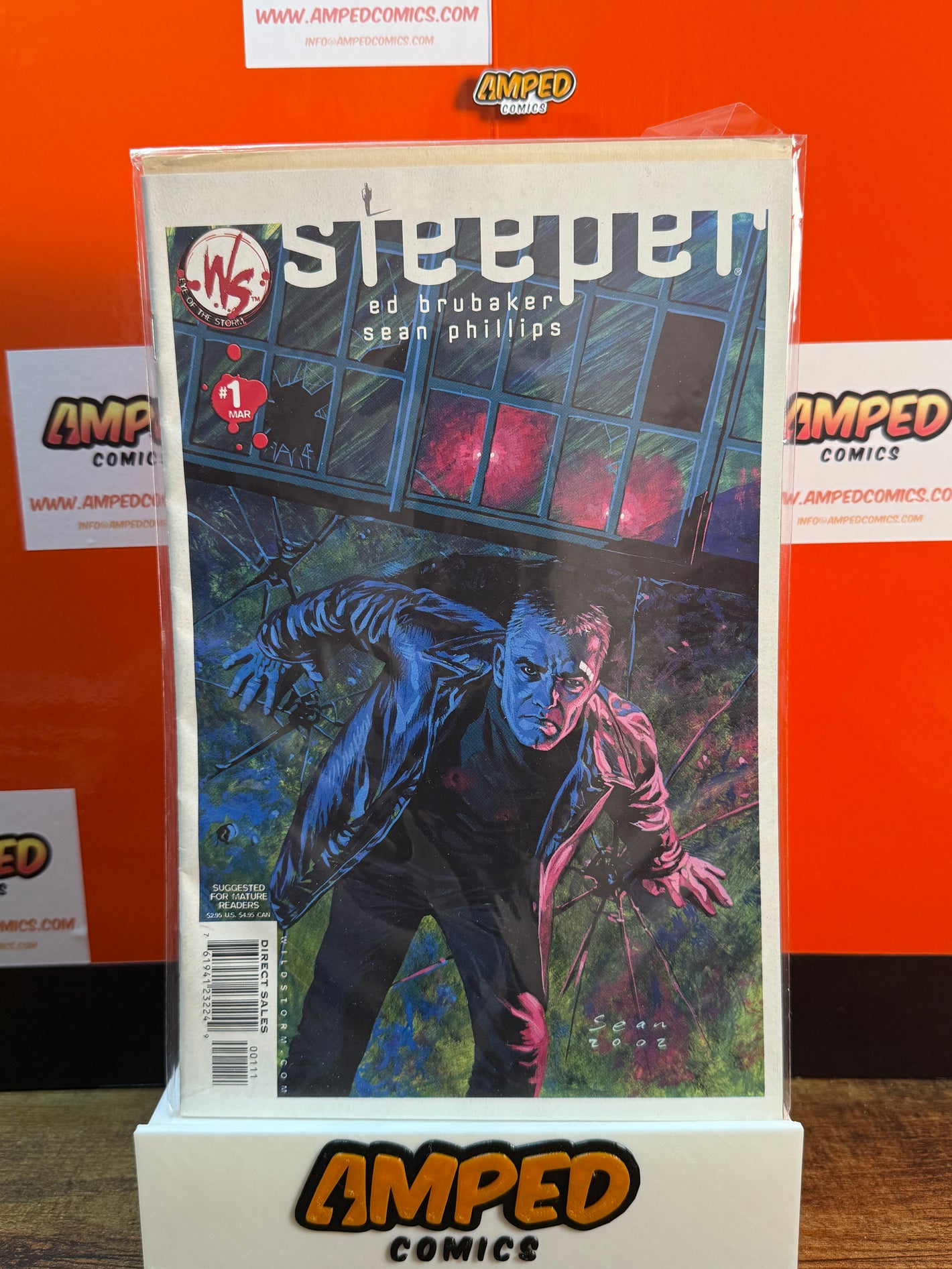 Sleeper 1 WildStorm Ed Brubaker Sean Phillips (March 2003)