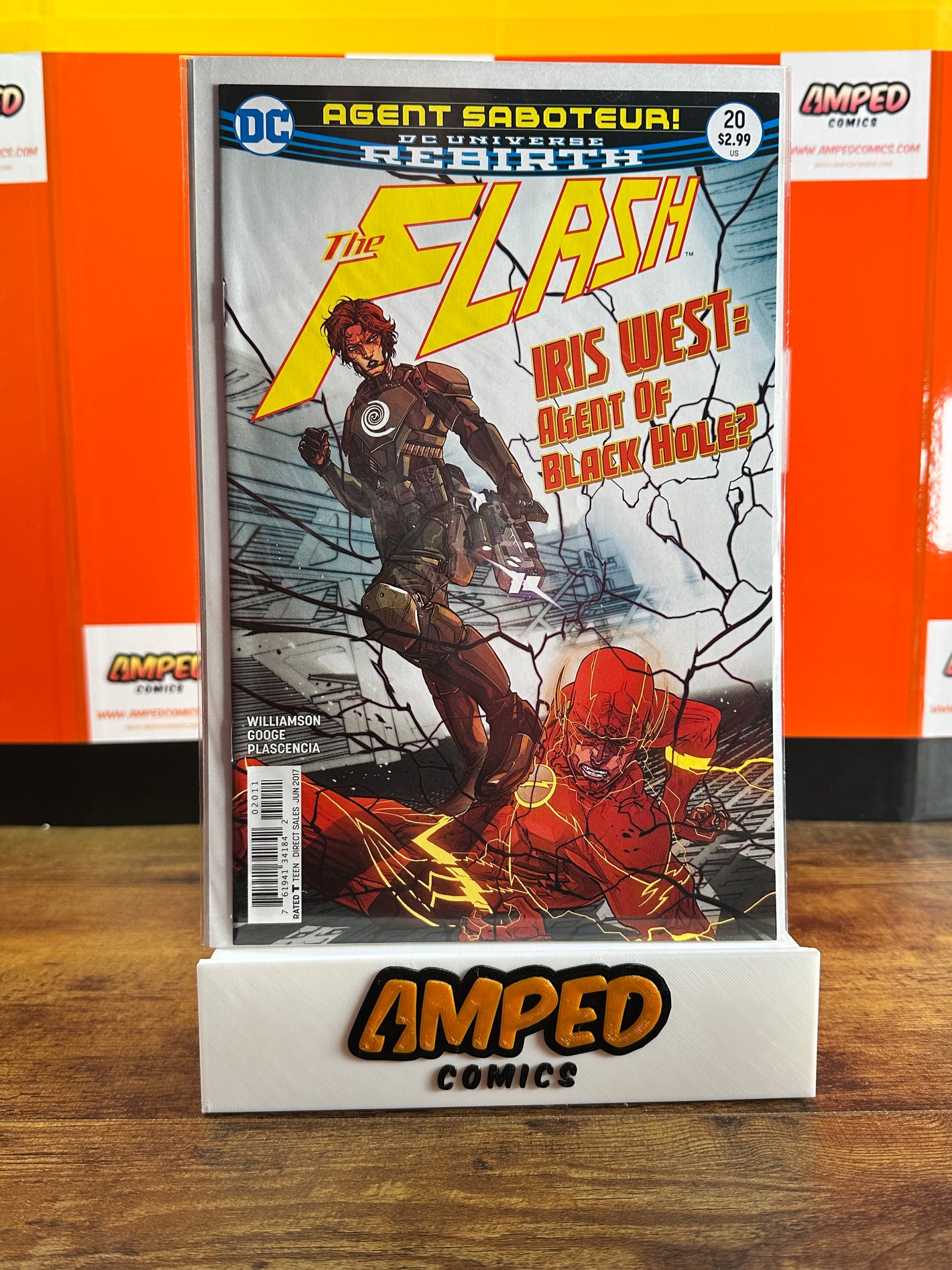 The Flash 20 DC Rebirth Iris West Agent of Black Hole