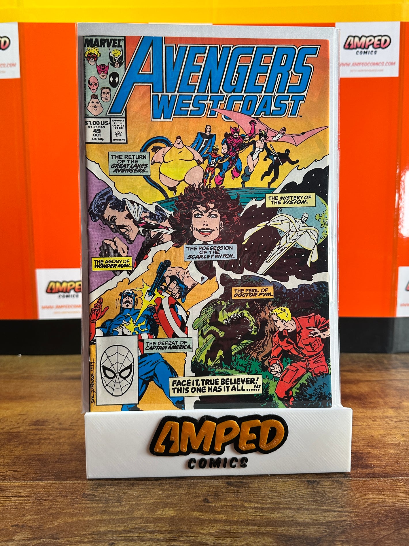 Avengers West Coast 49 Marvel Comics October 1989