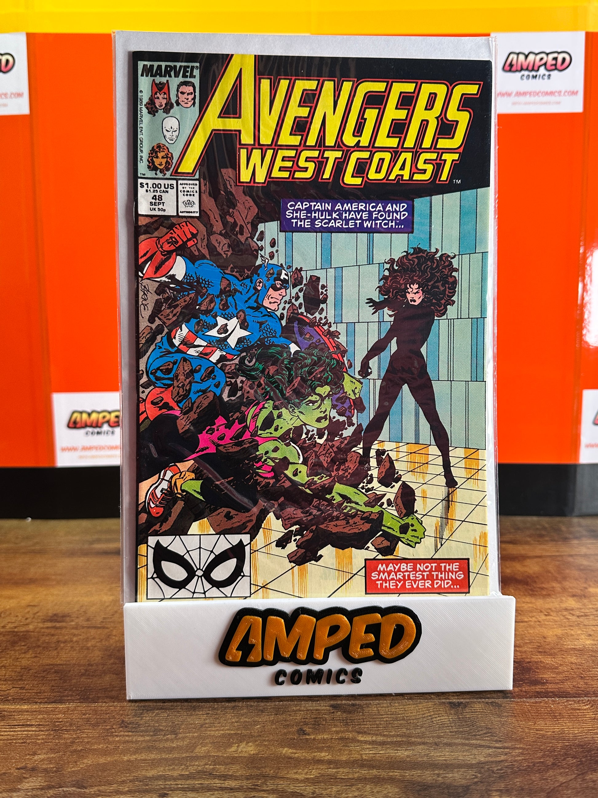 Avengers West Coast 48 Marvel Comics Sept 1989