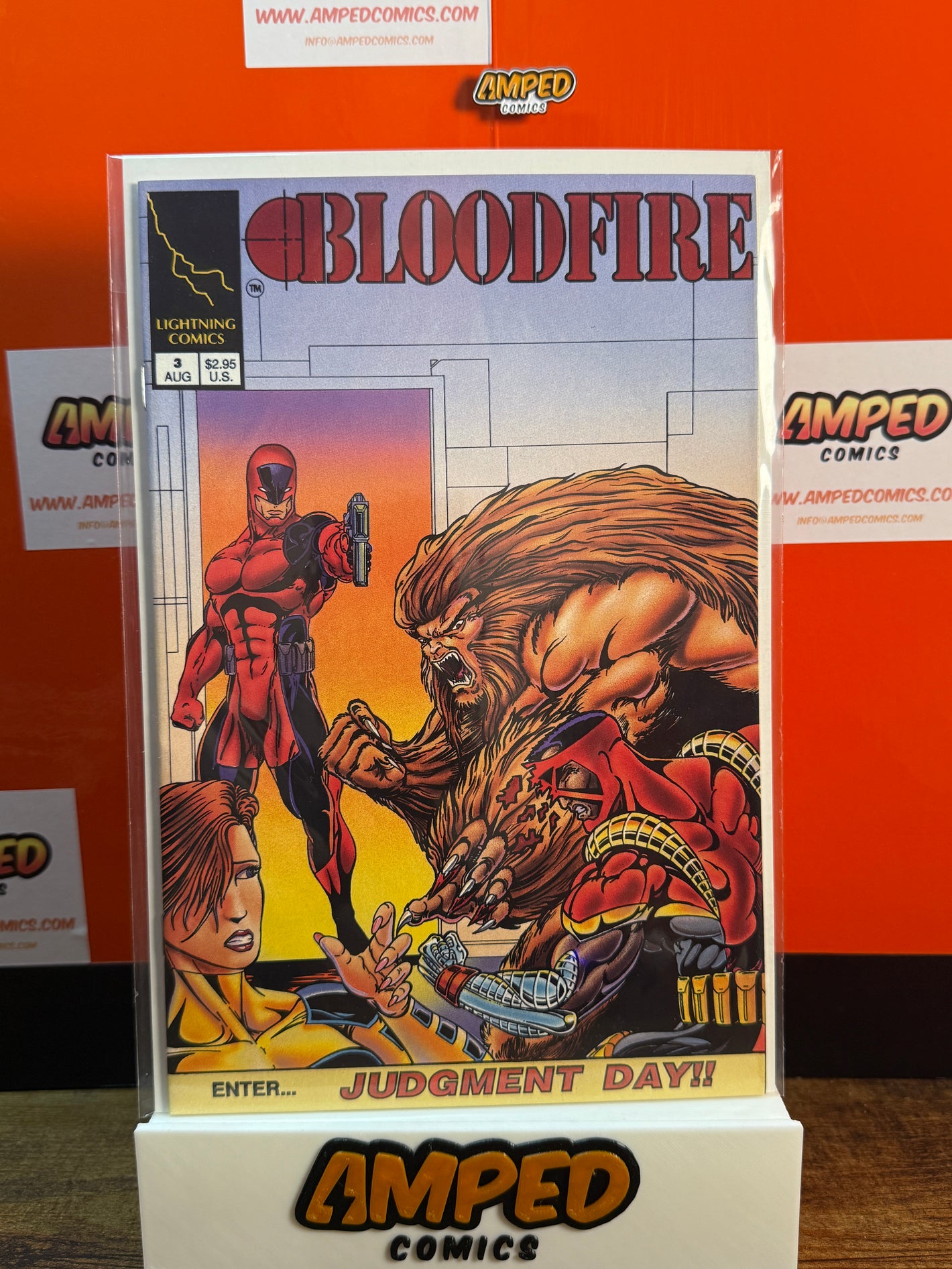 Bloodfire 3 (Aug 1994) Lightning Comics Judgment Day