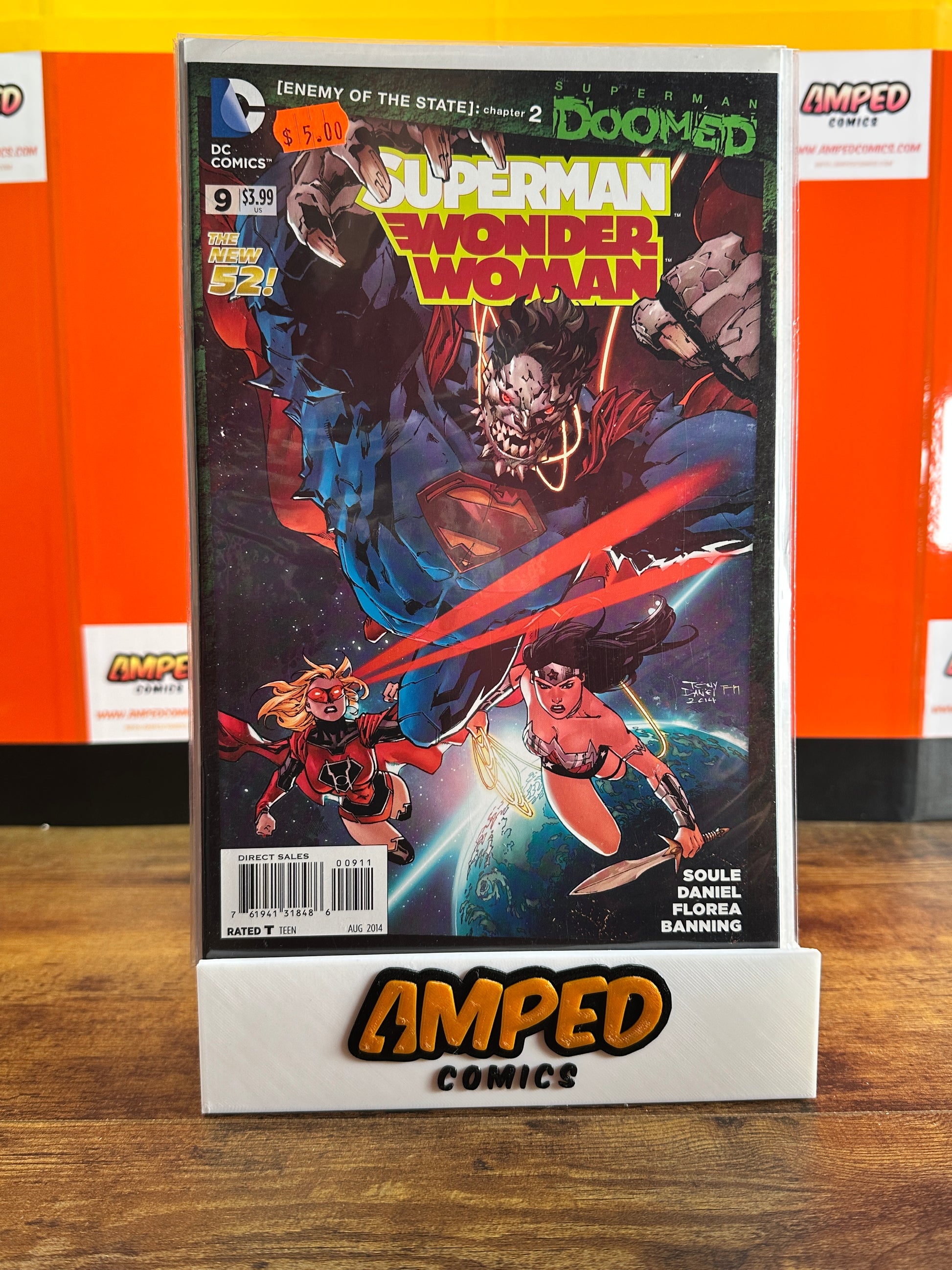 Superman/Wonder Woman 9 (DC Comics, Aug 2014) Enemy of the State Pt. 2