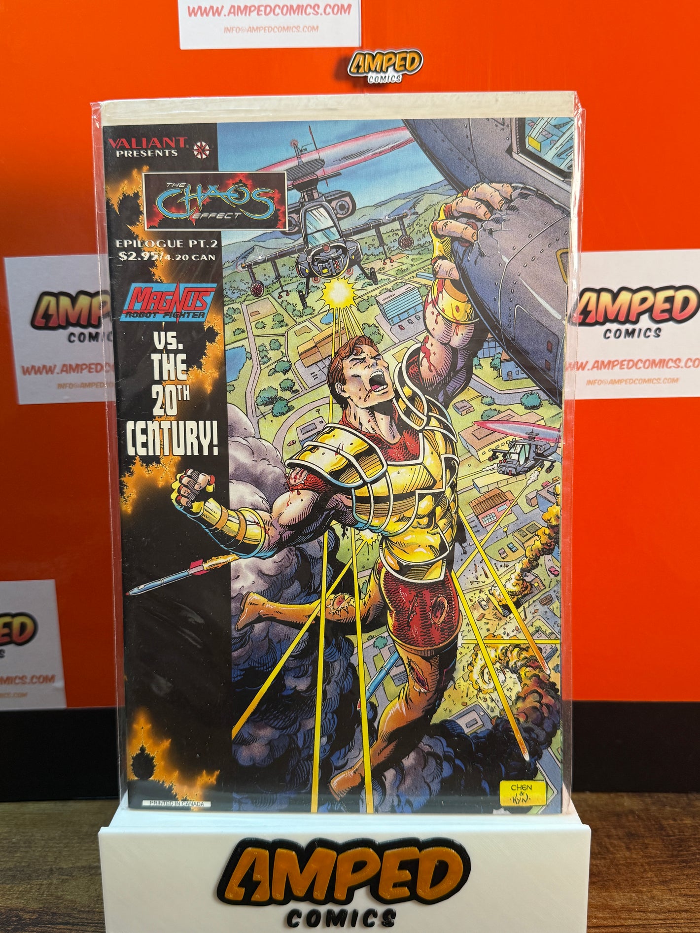 Magnus Robot Fighter 1 Chaos Effect Epilogue Pt. 2 Valiant 1994