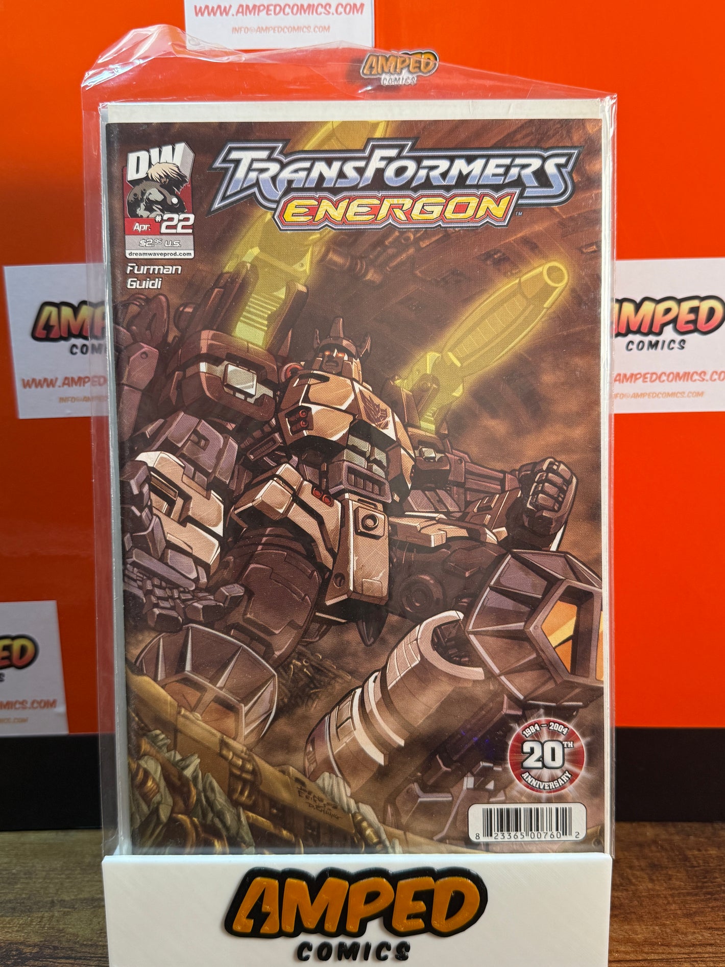 Transformers Energon 22 Dreamwave Apr 2004 20th Anniversary