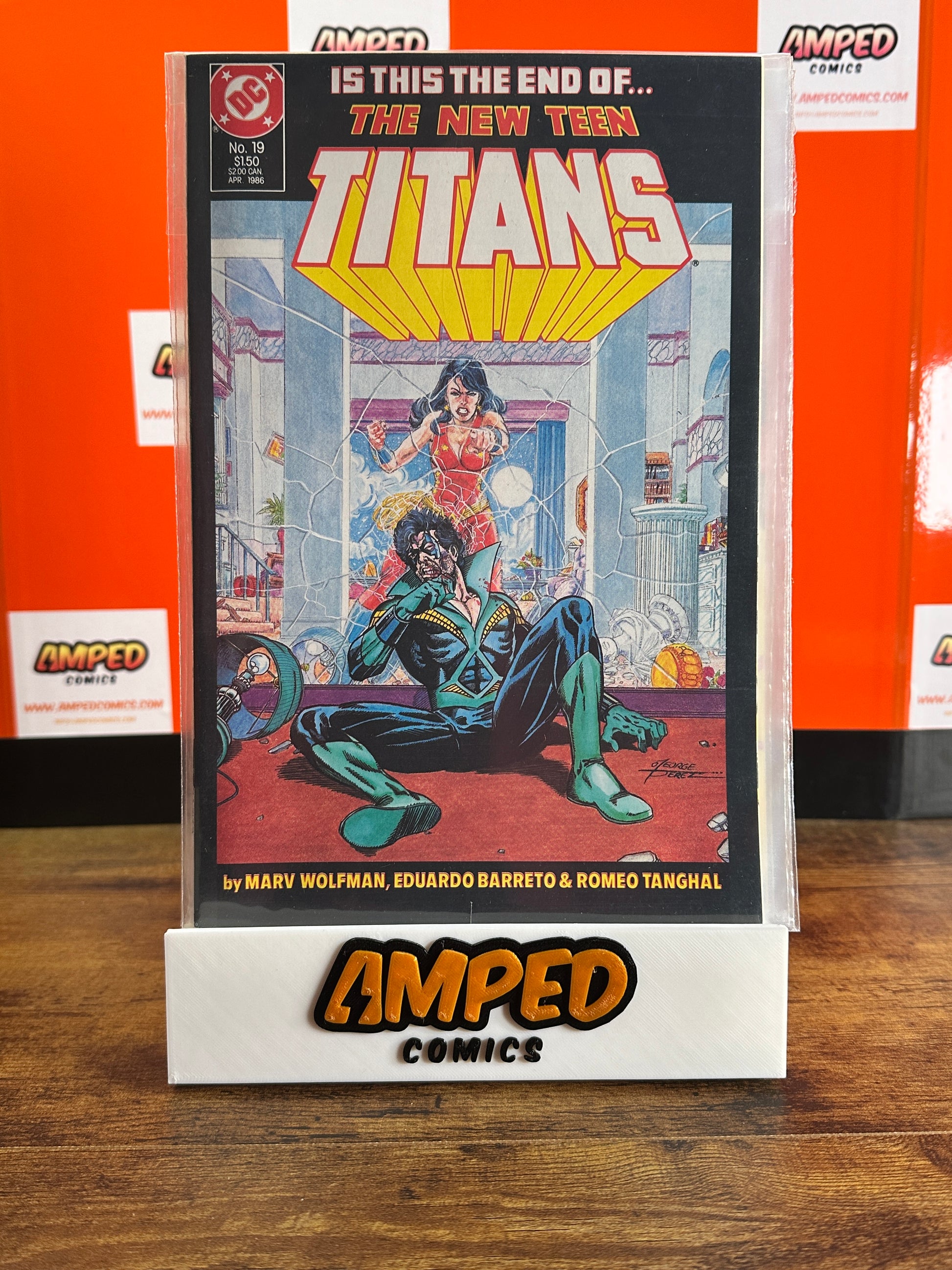 The New Teen Titans 19 DC Comics Apr 1986 Wolfman Barreto Tanghal