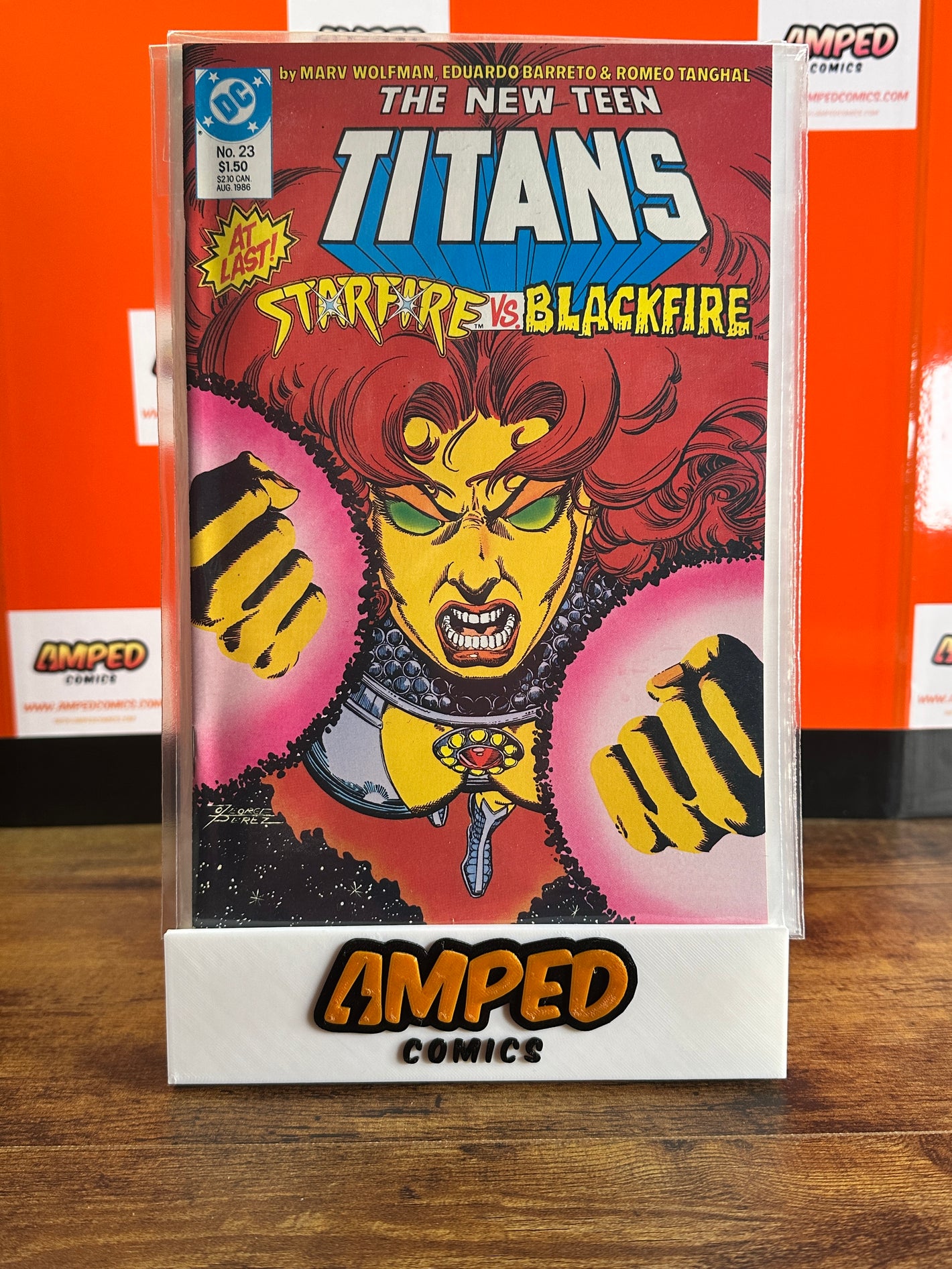 The New Teen Titans 23 Starfire vs Blackfire DC Comics 1986