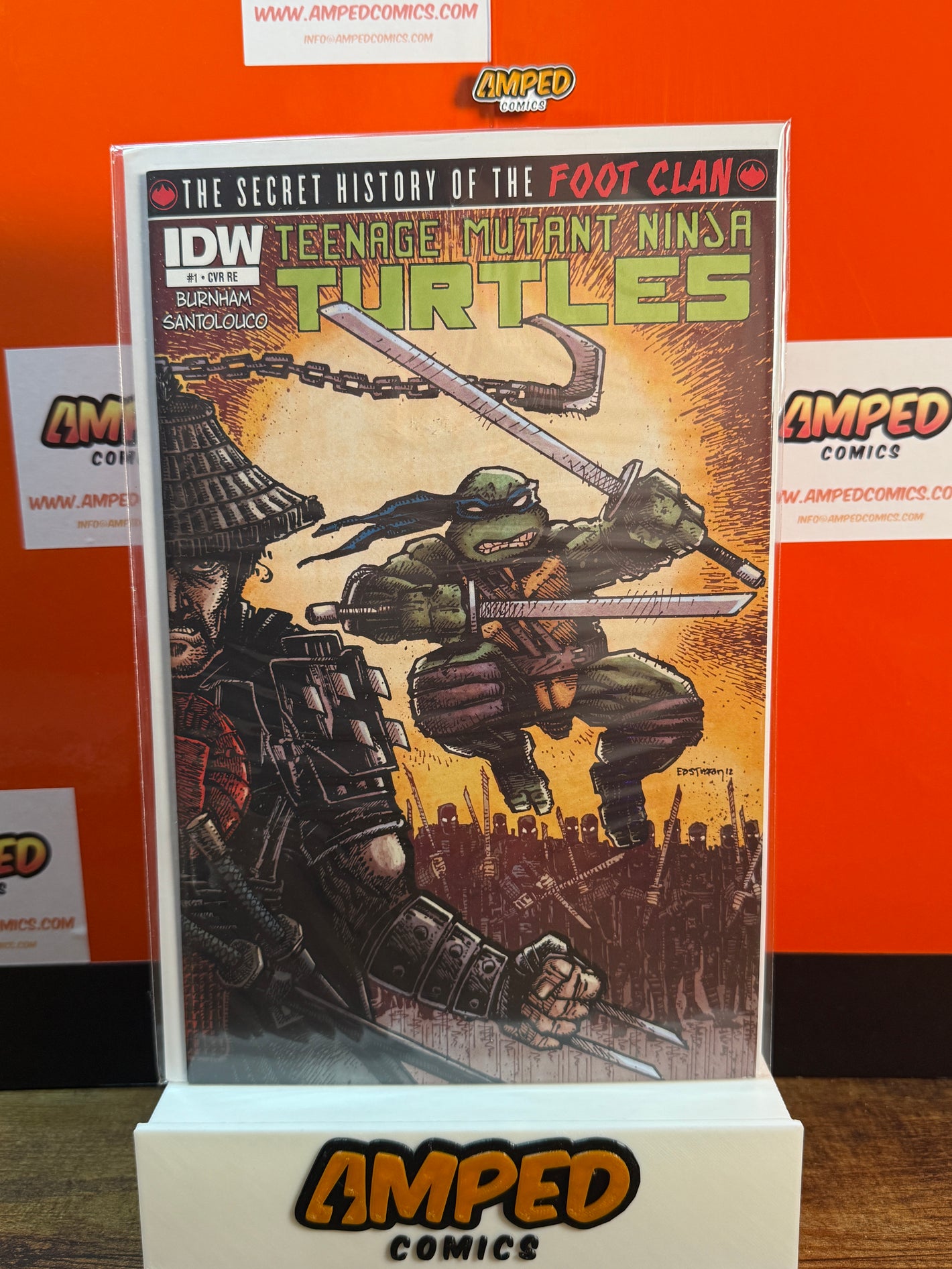 TMNT Secret History of the Foot Clan 1 IDW Cover RE