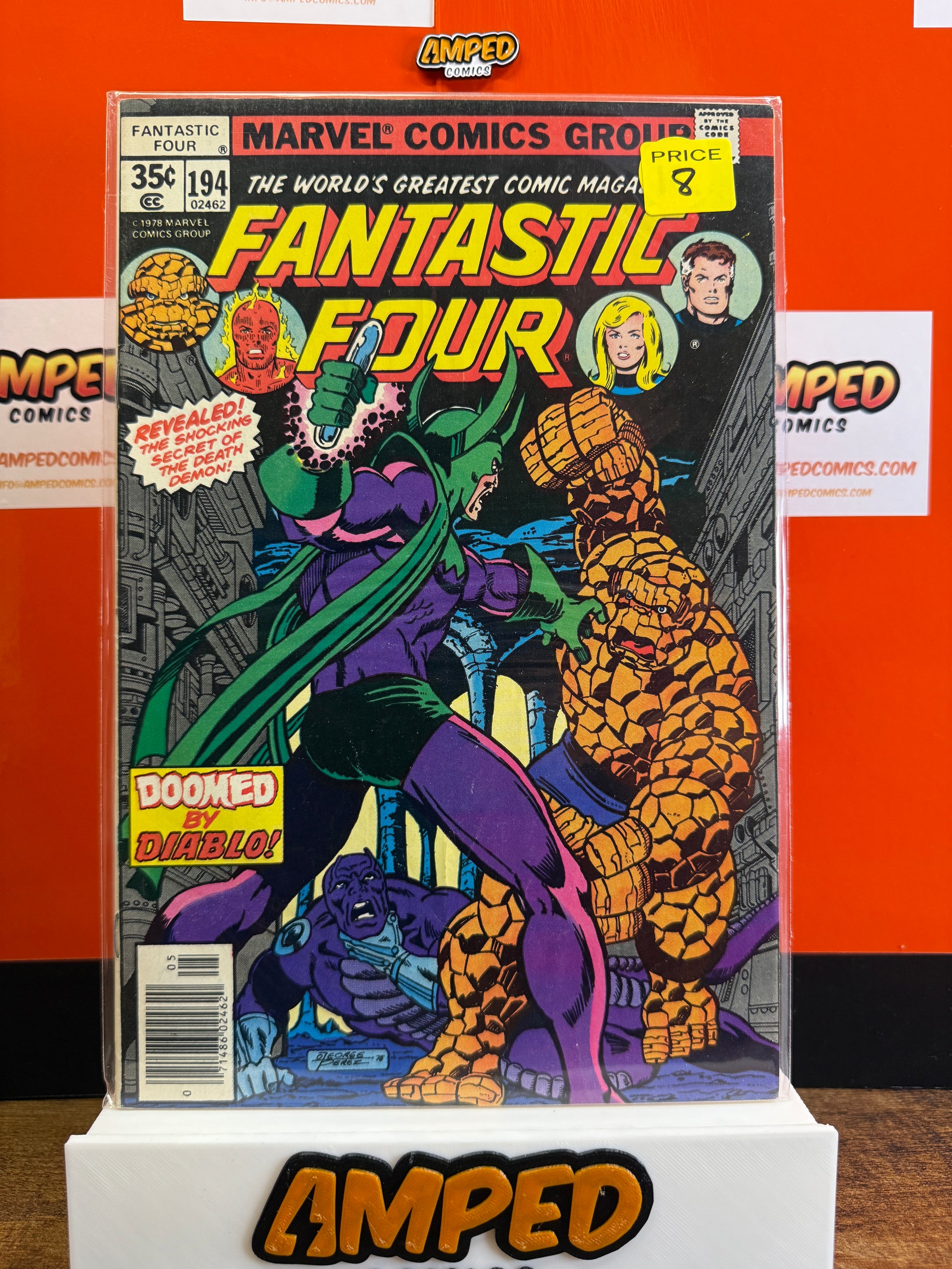 Fantastic Four 194 Marvel Comics 1978 Doomed by Diablo