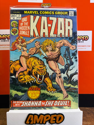 Ka-Zar 2 Marvel Comics 1974 Shanna the She-Devil Appearance