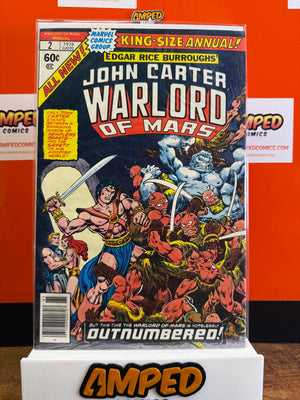 John Carter Warlord of Mars Annual 2 Marvel Comics 1978