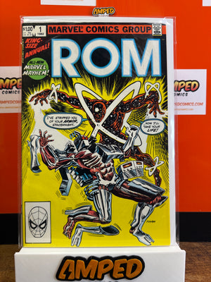 ROM Annual 1 Marvel Comics 1982 King-Size All-New Marvel Mayhem