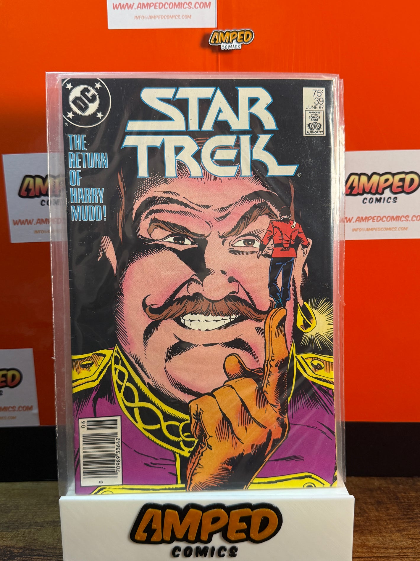 Star Trek 39 DC Comics June 1987 The Return of Harry Mudd
