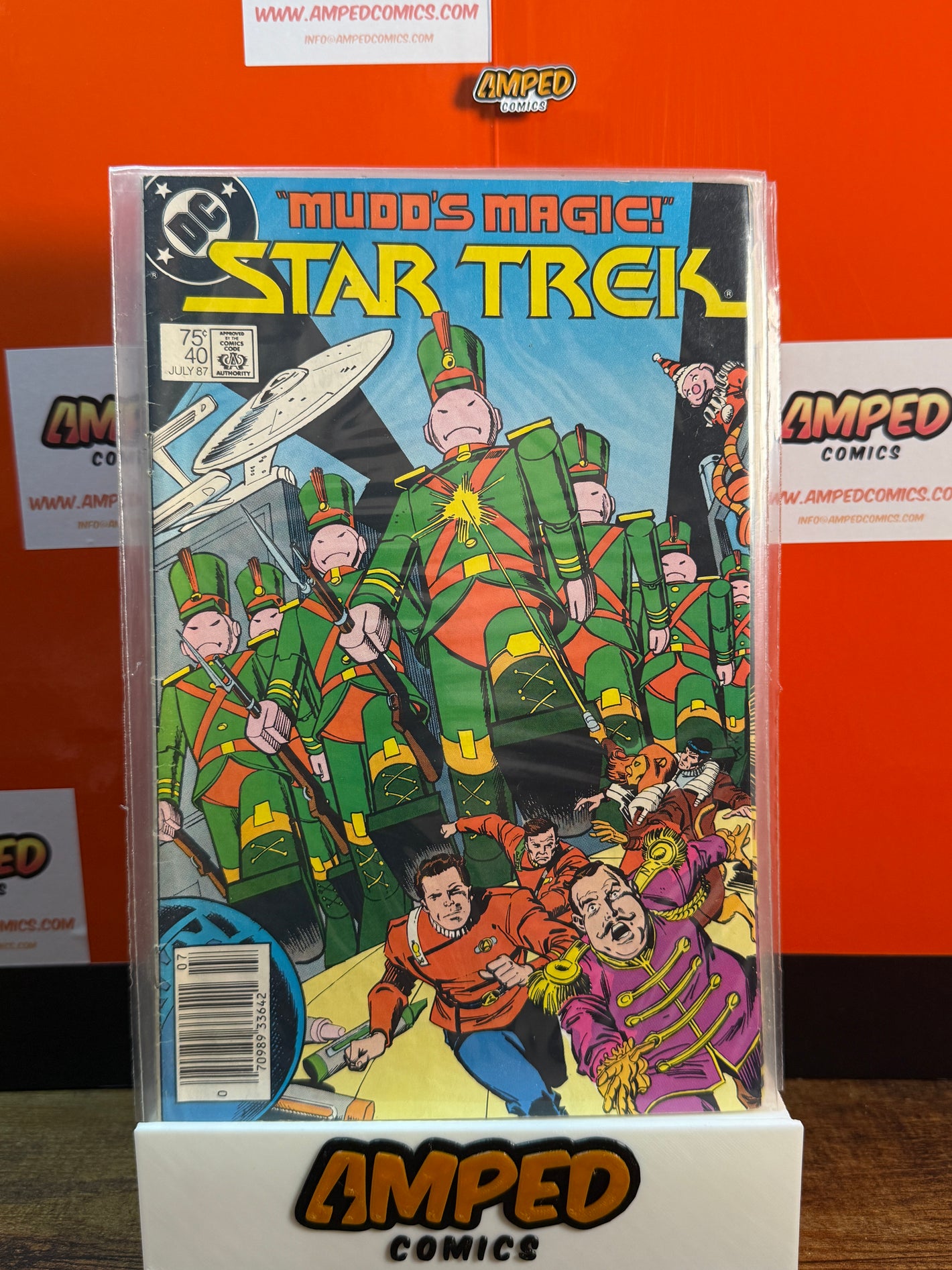 Star Trek 40 DC Comics July 1987 Mudds Magic