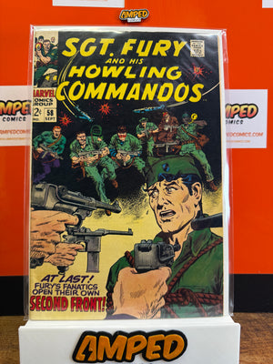 Sgt. Fury and His Howling Commandos 58 Marvel Comics 1968