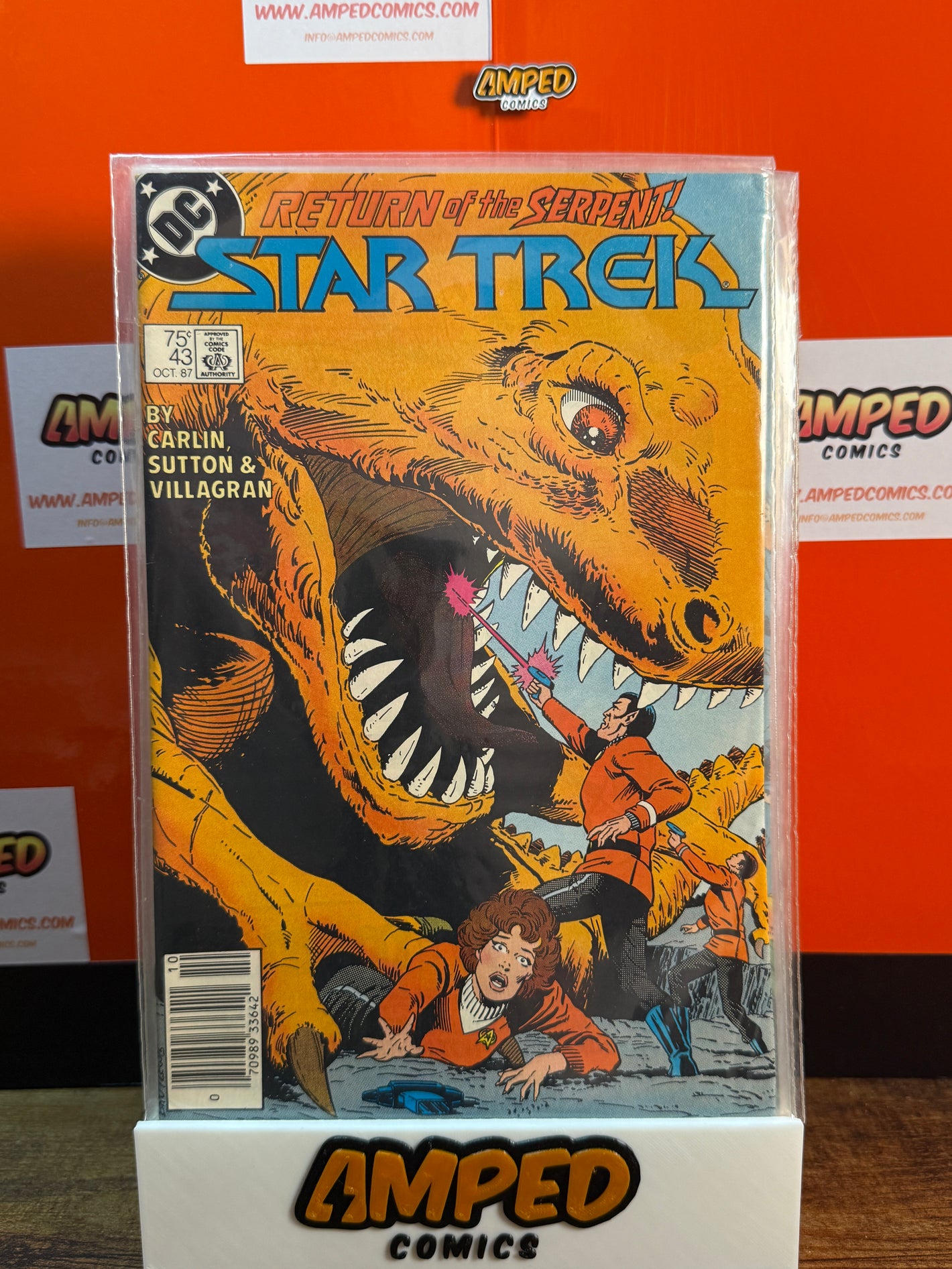 Star Trek 43 DC Comics Oct 1987 Return of the Serpent