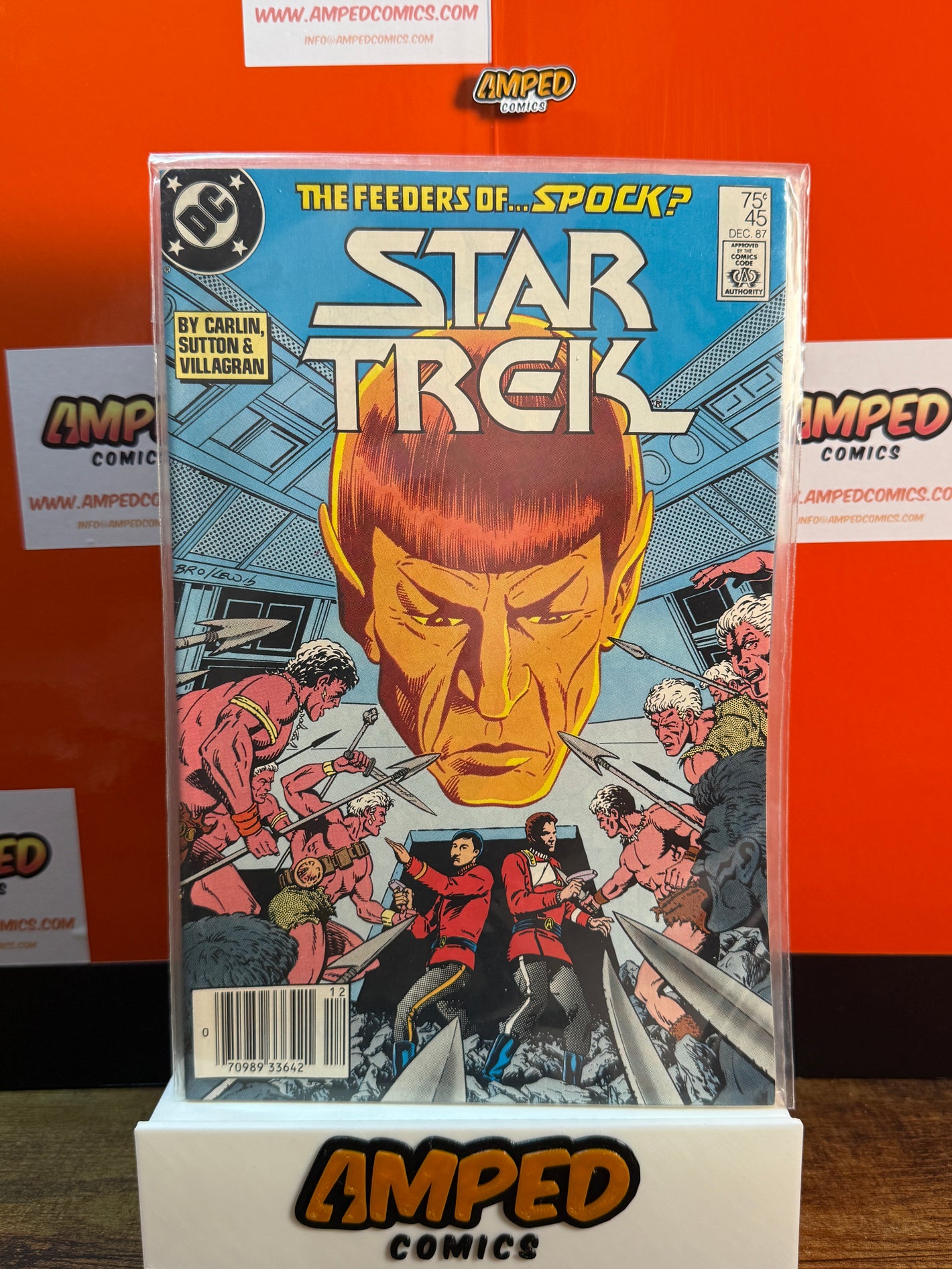 Star Trek 45 DC Comics Dec 1987 The Feeders of Spock