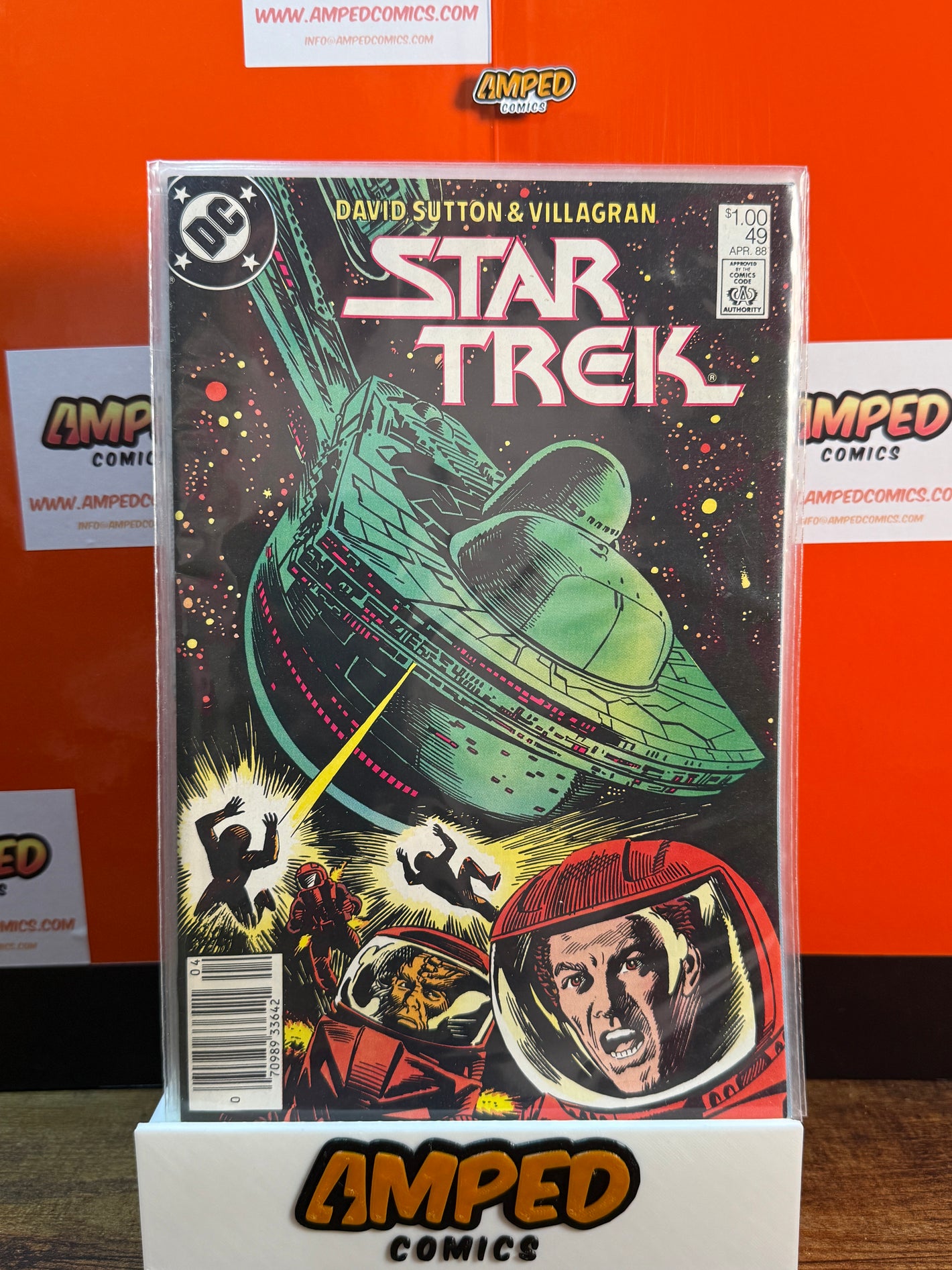 Star Trek 49 DC Comics Apr 1988 Sutton Villagran