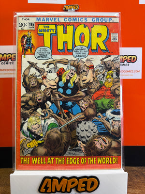 Thor 195 Marvel Comics Jan 1972 The Well at the Edge of the World