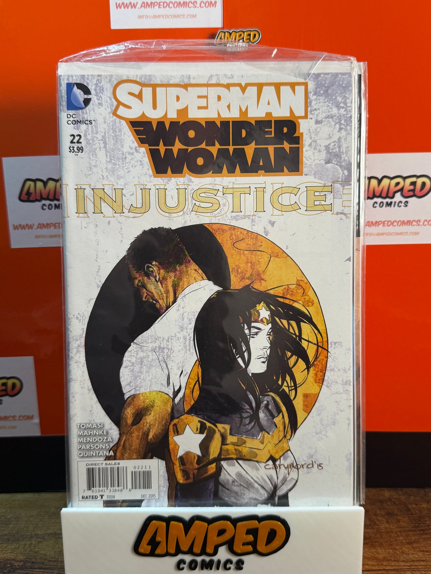 Superman Wonder Woman 22 DC Comics 2015 Injustice Variant Cover