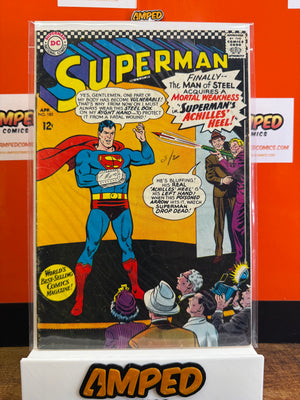 Superman 185 (DC, April 1966) Supermans Achilles Heel