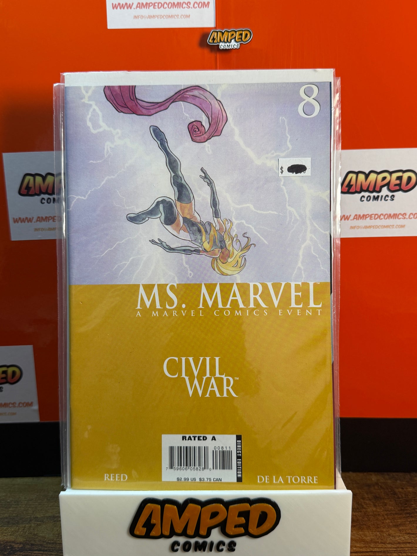 Ms. Marvel 8 Civil War Marvel Comics 2006
