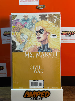 Ms. Marvel 7 Civil War Marvel Comics Event
