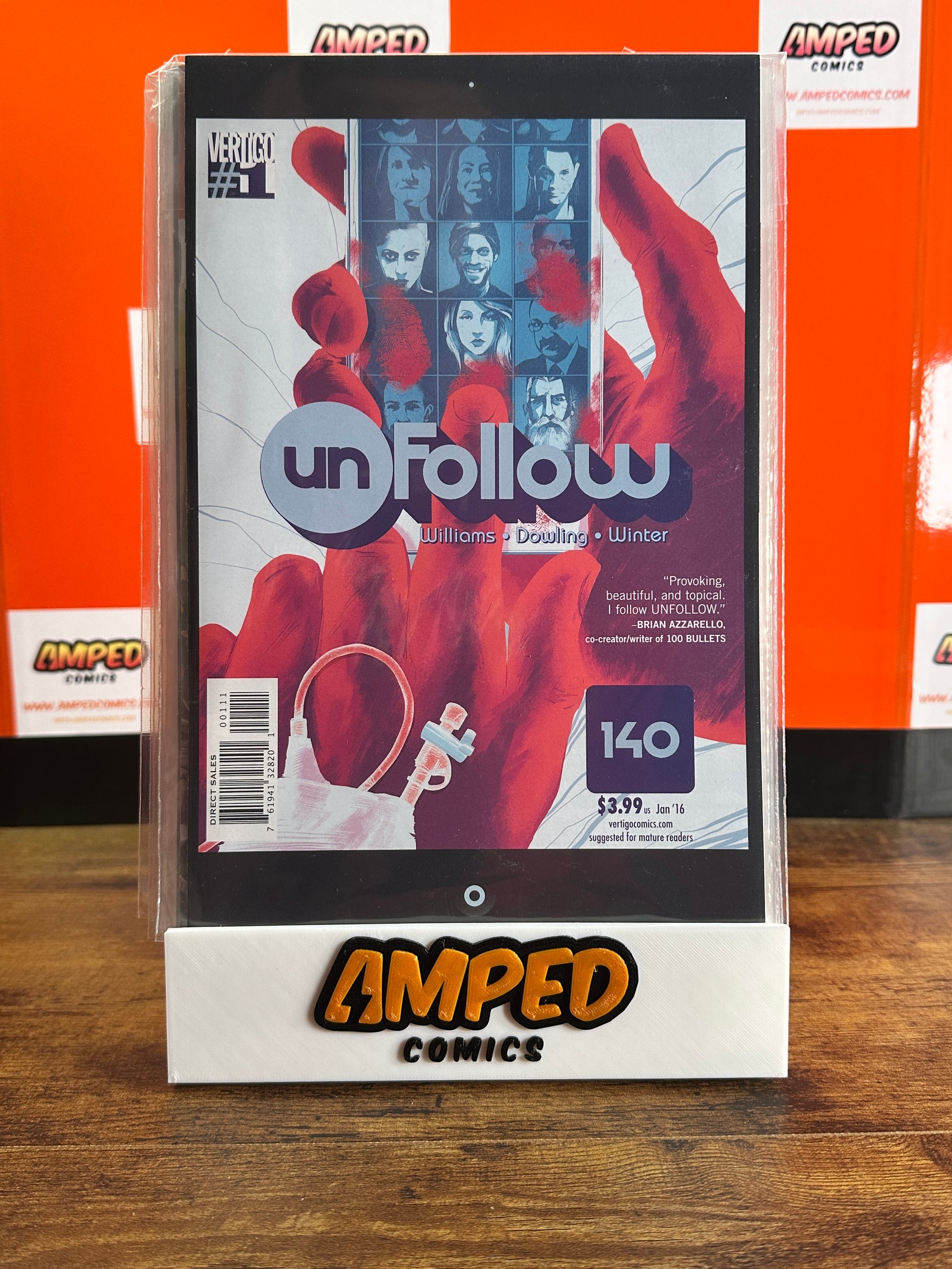 Unfollow 1 Vertigo Comics Jan 2016 Williams Dowling Winter