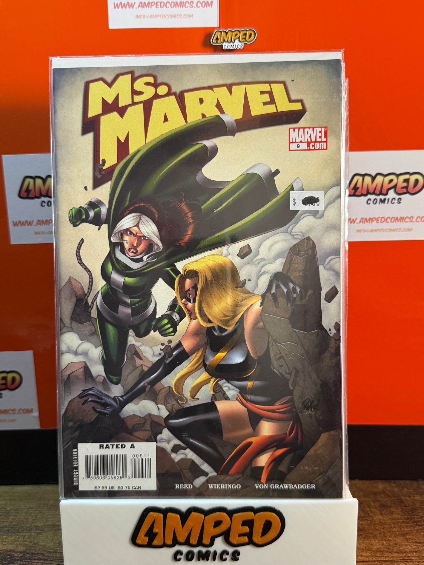 Ms. Marvel 9 Marvel Comics 2006 Reed Wieringo Von Grawbadger