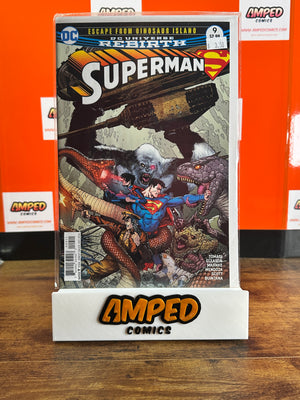 Superman 9 DC Rebirth Escape from Dinosaur Island