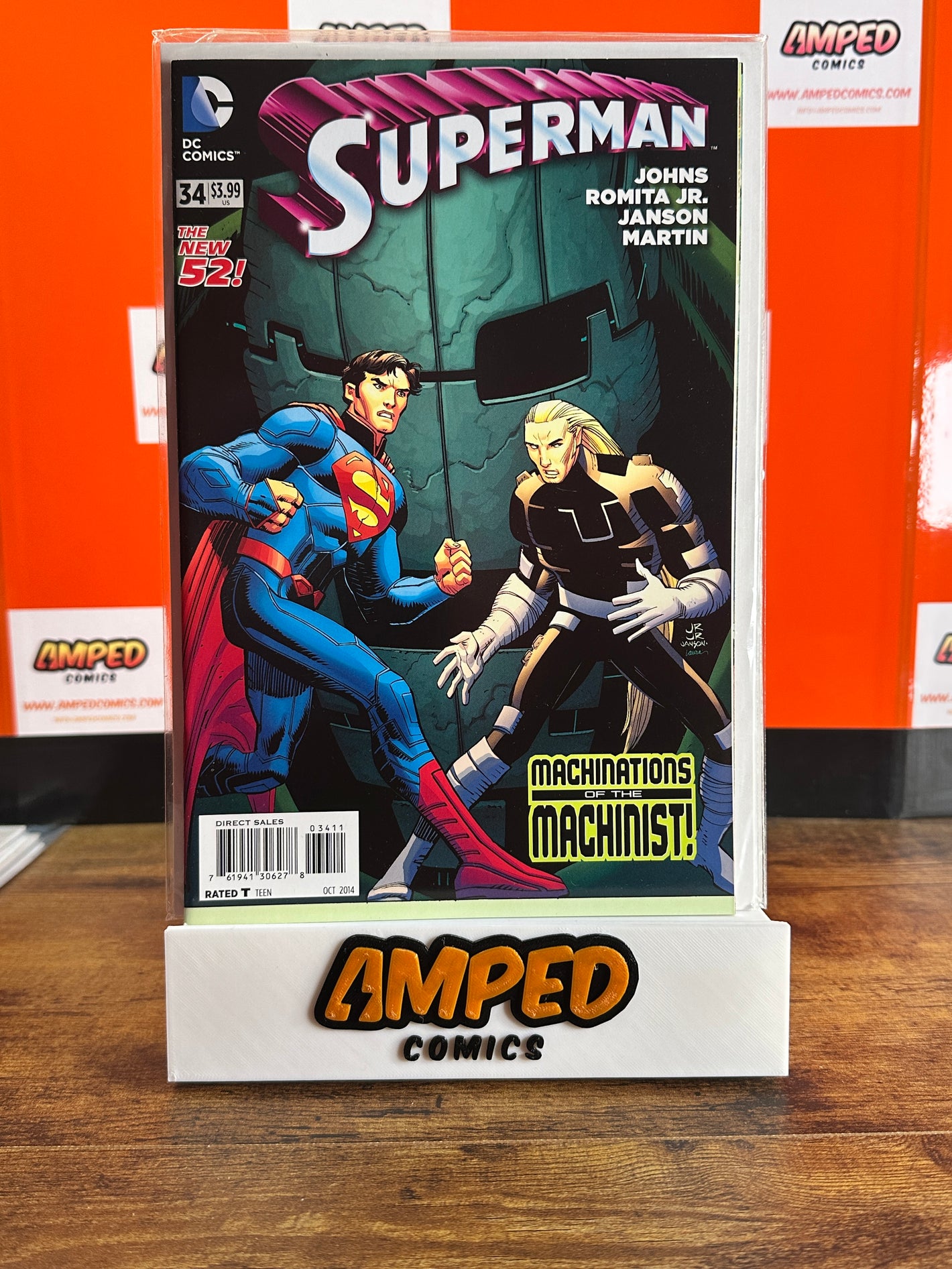 Superman 34 DC Comics Oct 2014 The New 52 Johns Romita Jr