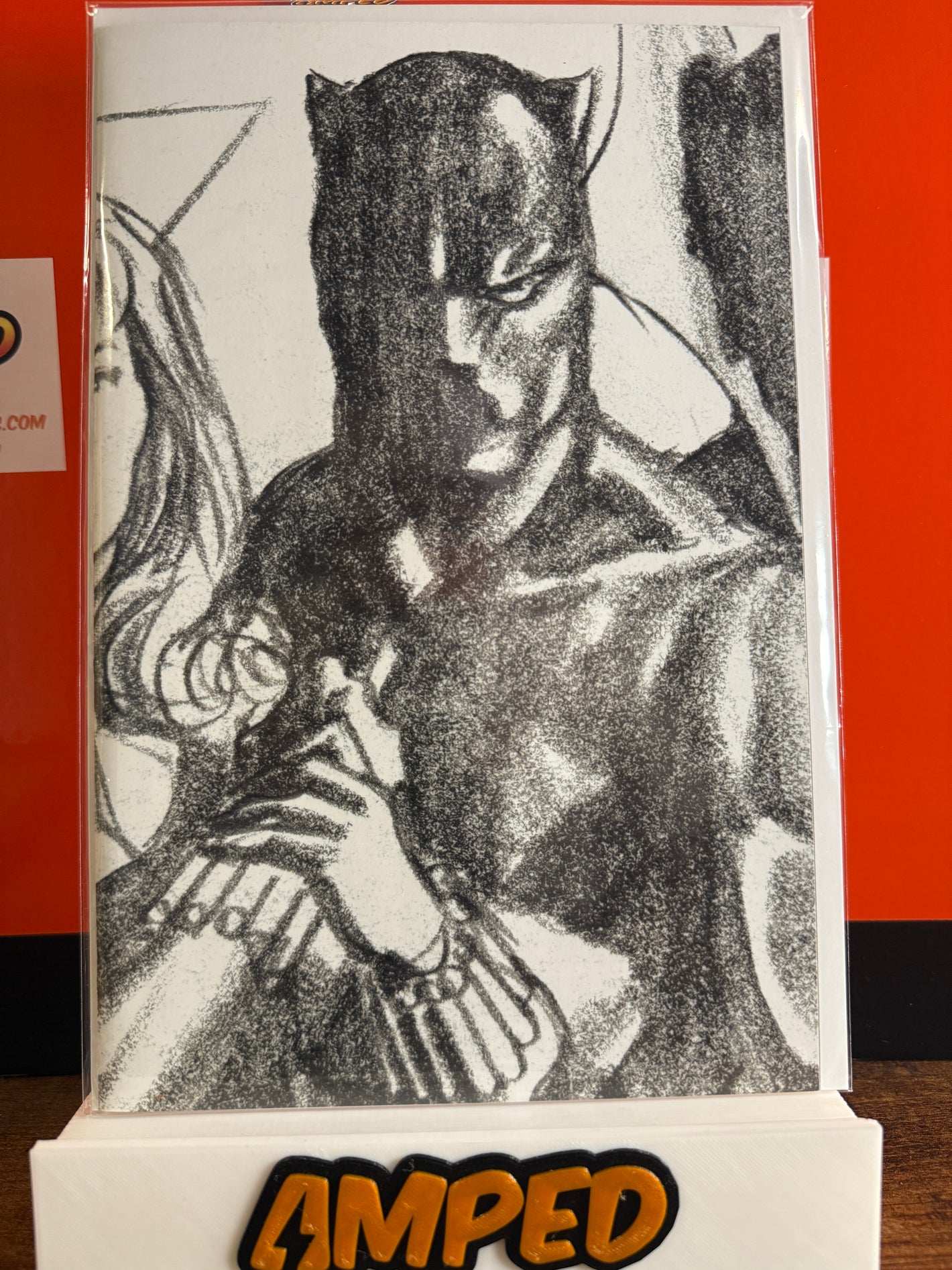 AVENGERS 37 1:100 ALEX ROSS TIMELESS VIRGIN SKETCH B&W BLACK PANTHER VARIANT NM