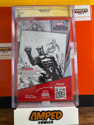 Immortal Thor 19 CGC 9.8 Signature Series Alex Ross Marvel Comics