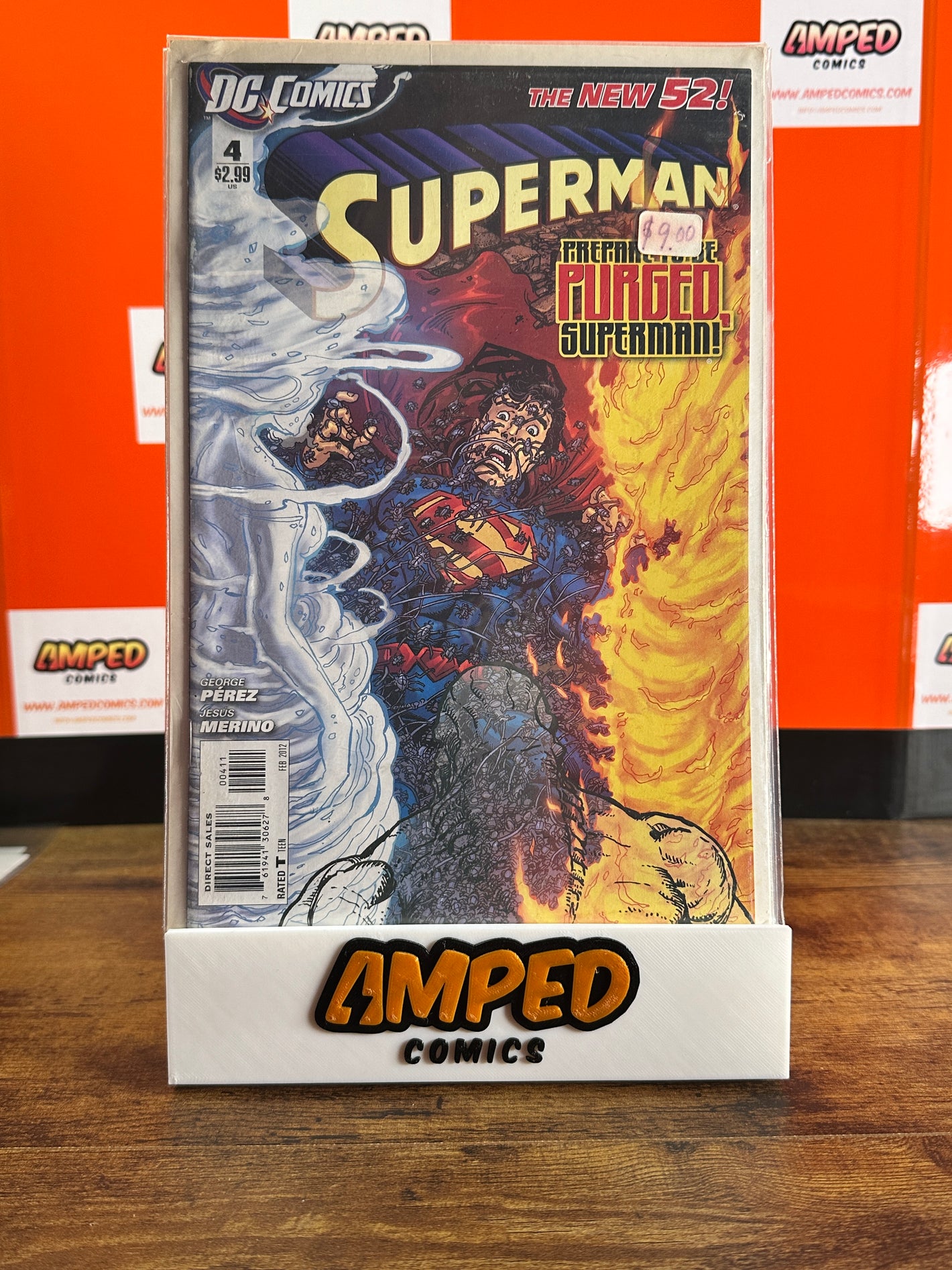 Superman 4 (2012) DC Comics The New 52 George Perez Cover