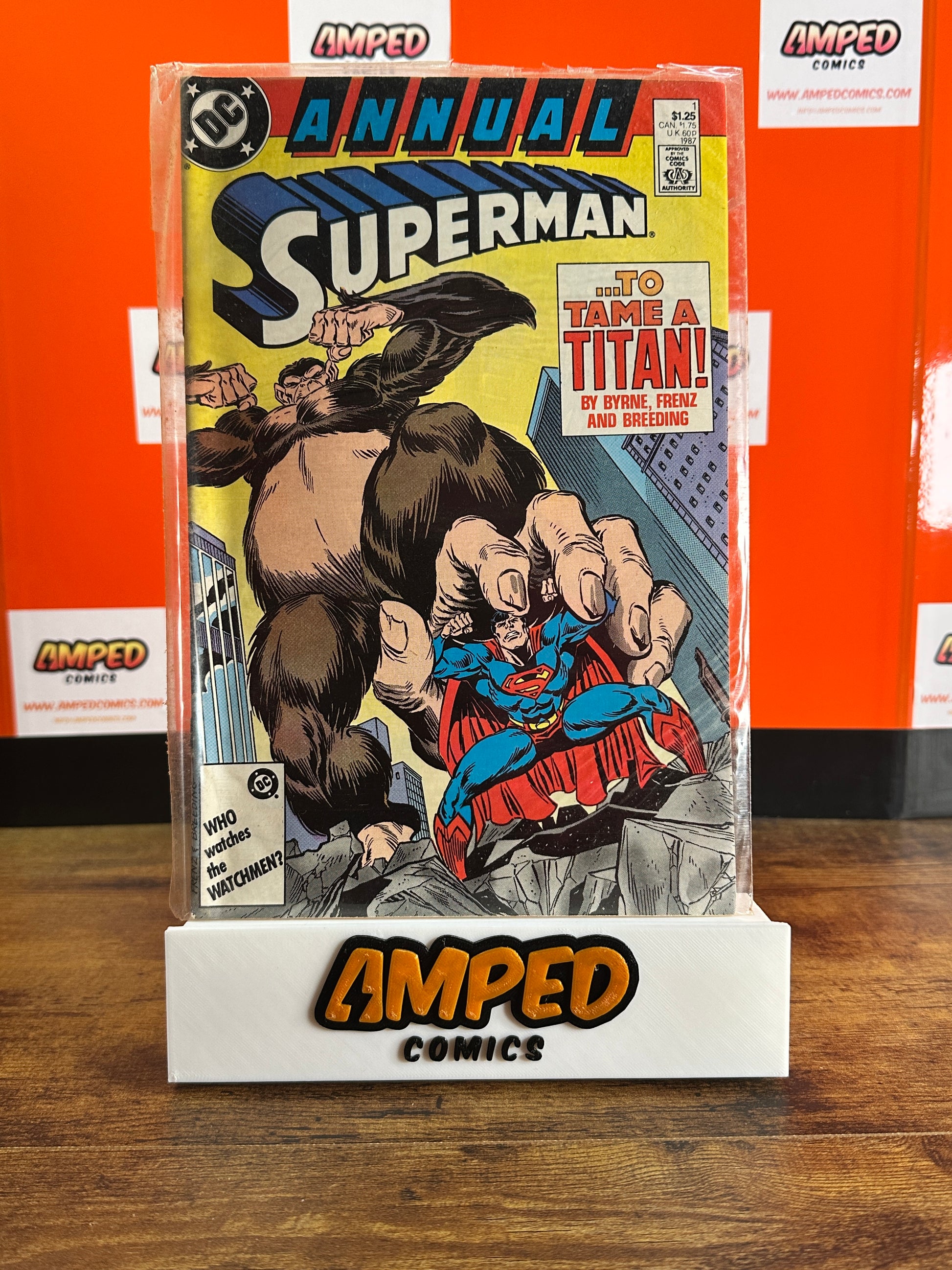Superman Annual 1 DC Comics 1987 To Tame a Titan