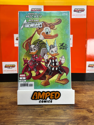 What If... Mickey Friends Became the Avengers 1 SIGNED CHRISSIE ZULLO W/COA