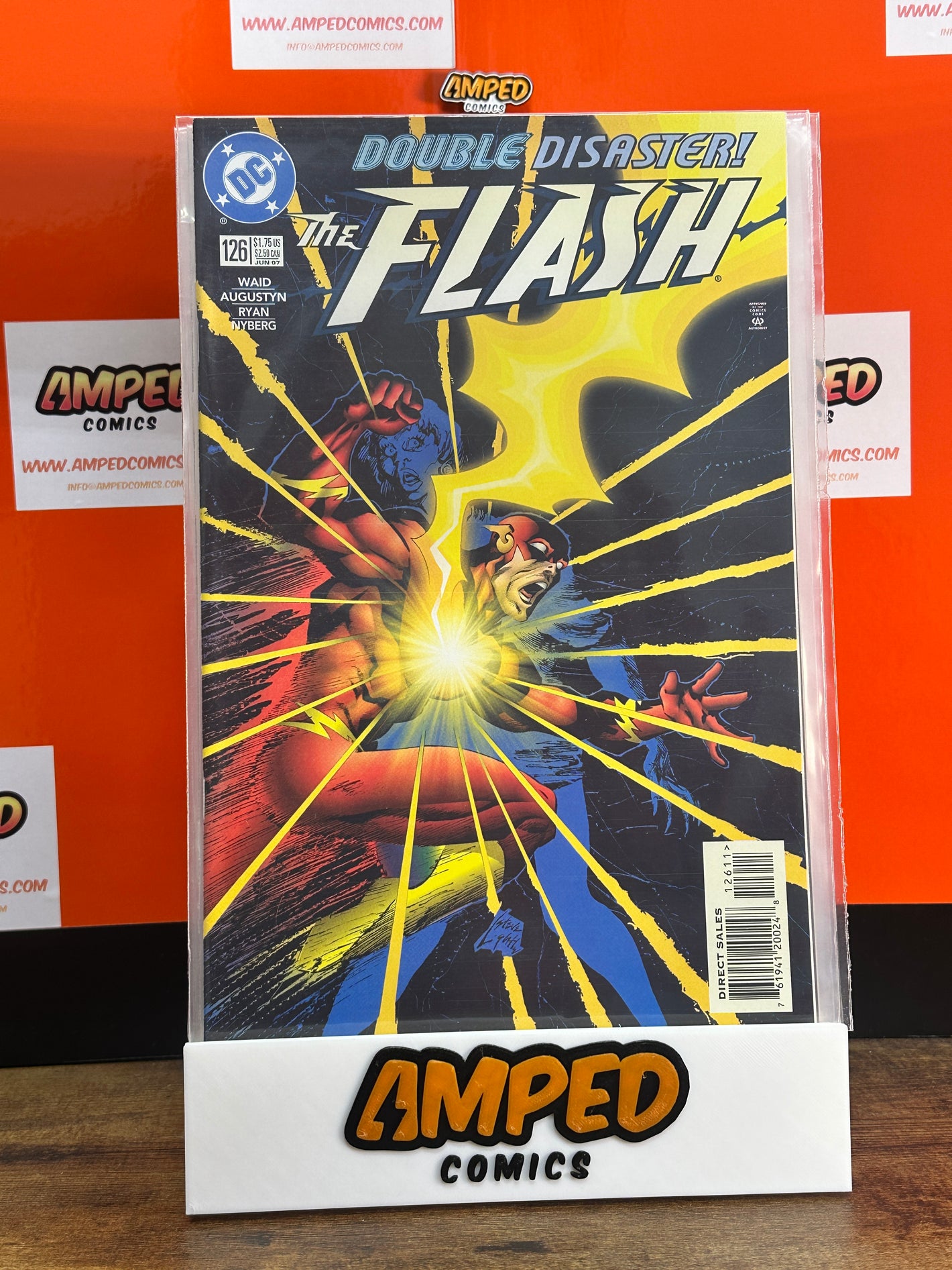 The Flash 126 DC Comics 1997 Double Disaster Waid Augustyn