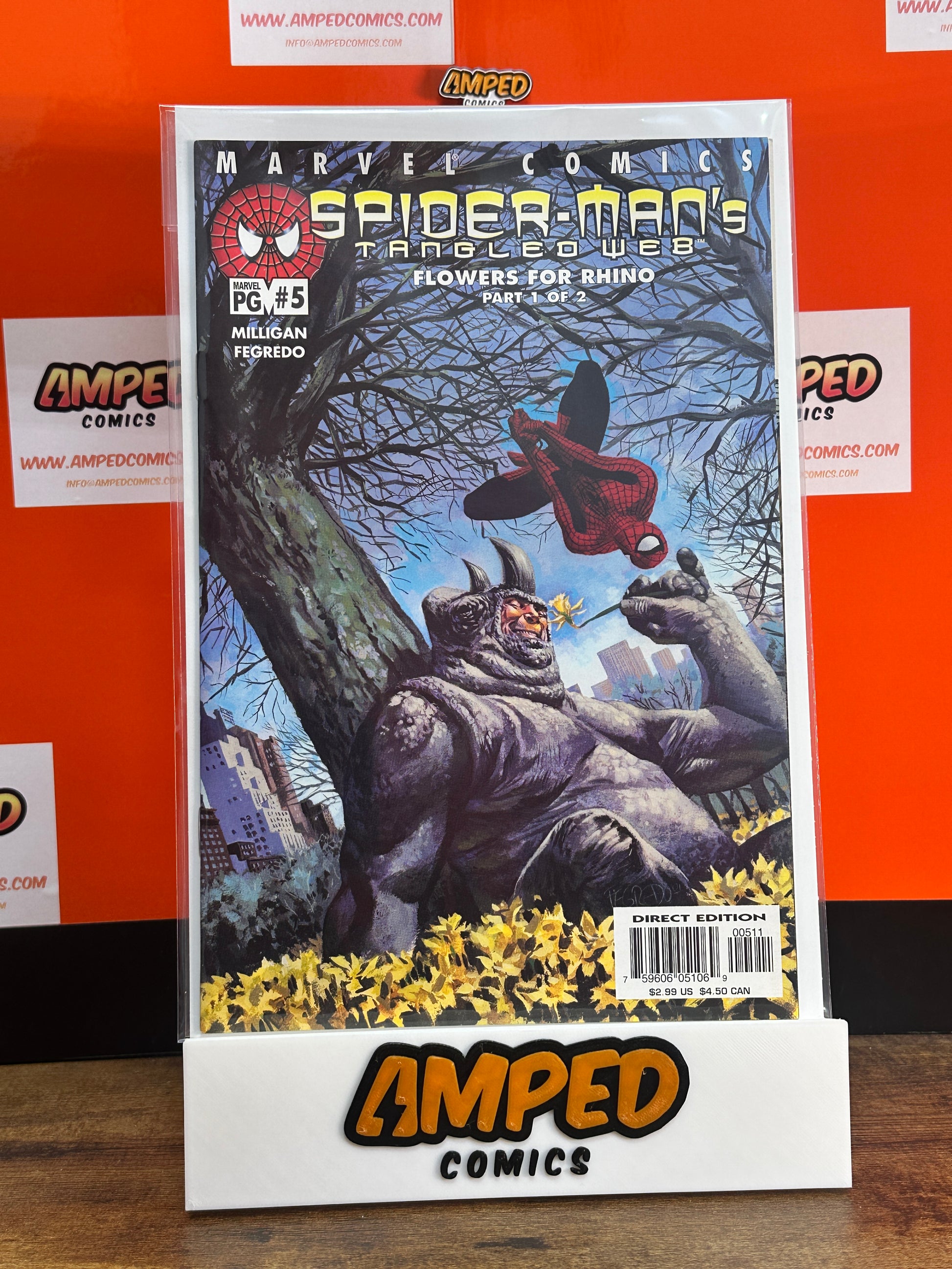 Spider-Mans Tangled Web 5 Marvel Comics 2001 Flowers for Rhino Part 1